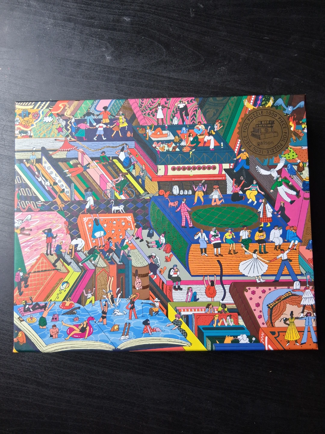 [QUICK SALE, MUST GO TODAY] Galison Novel 1000 Piece Foil Puzzle