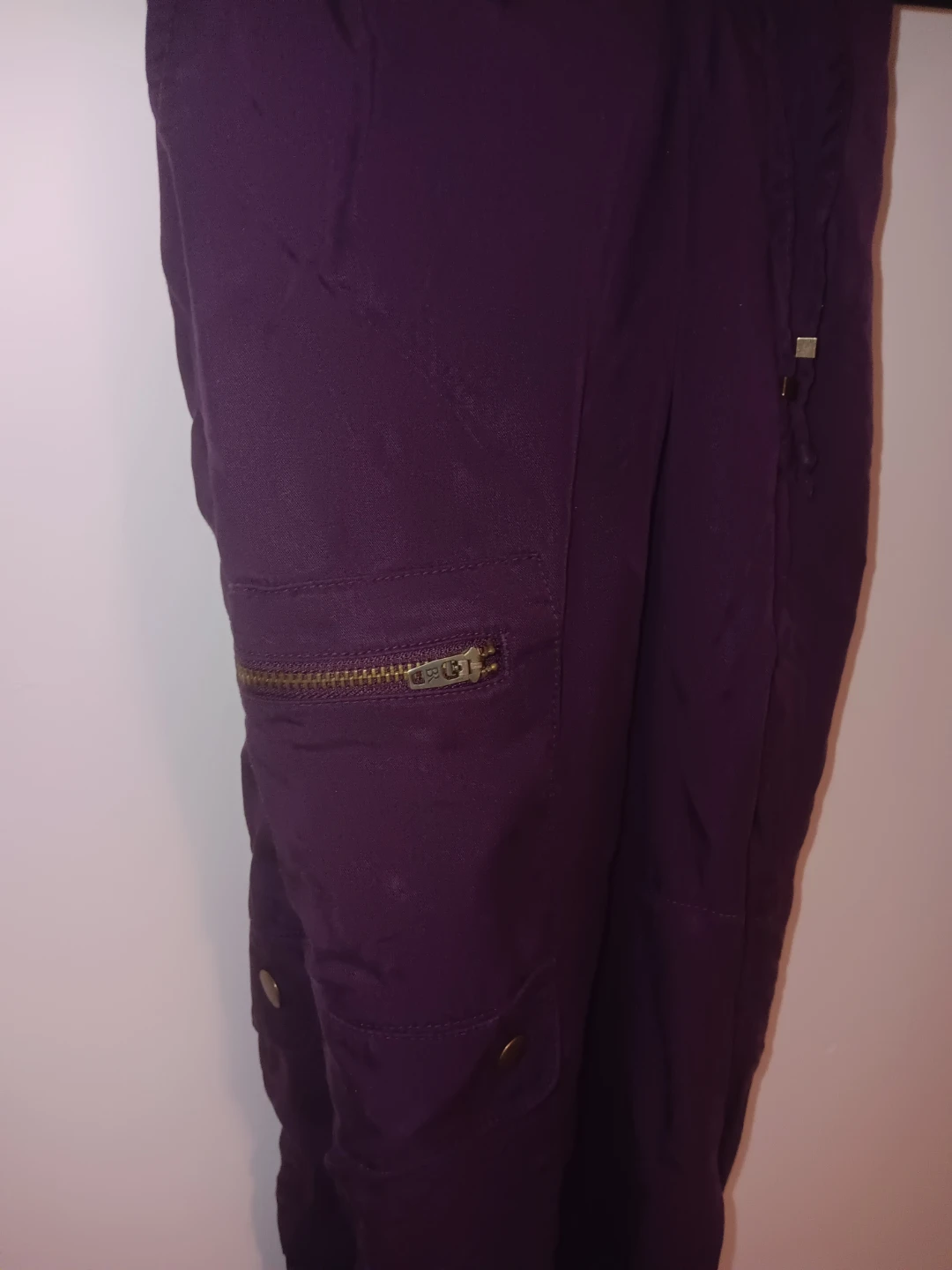 Purple Cargo Pants