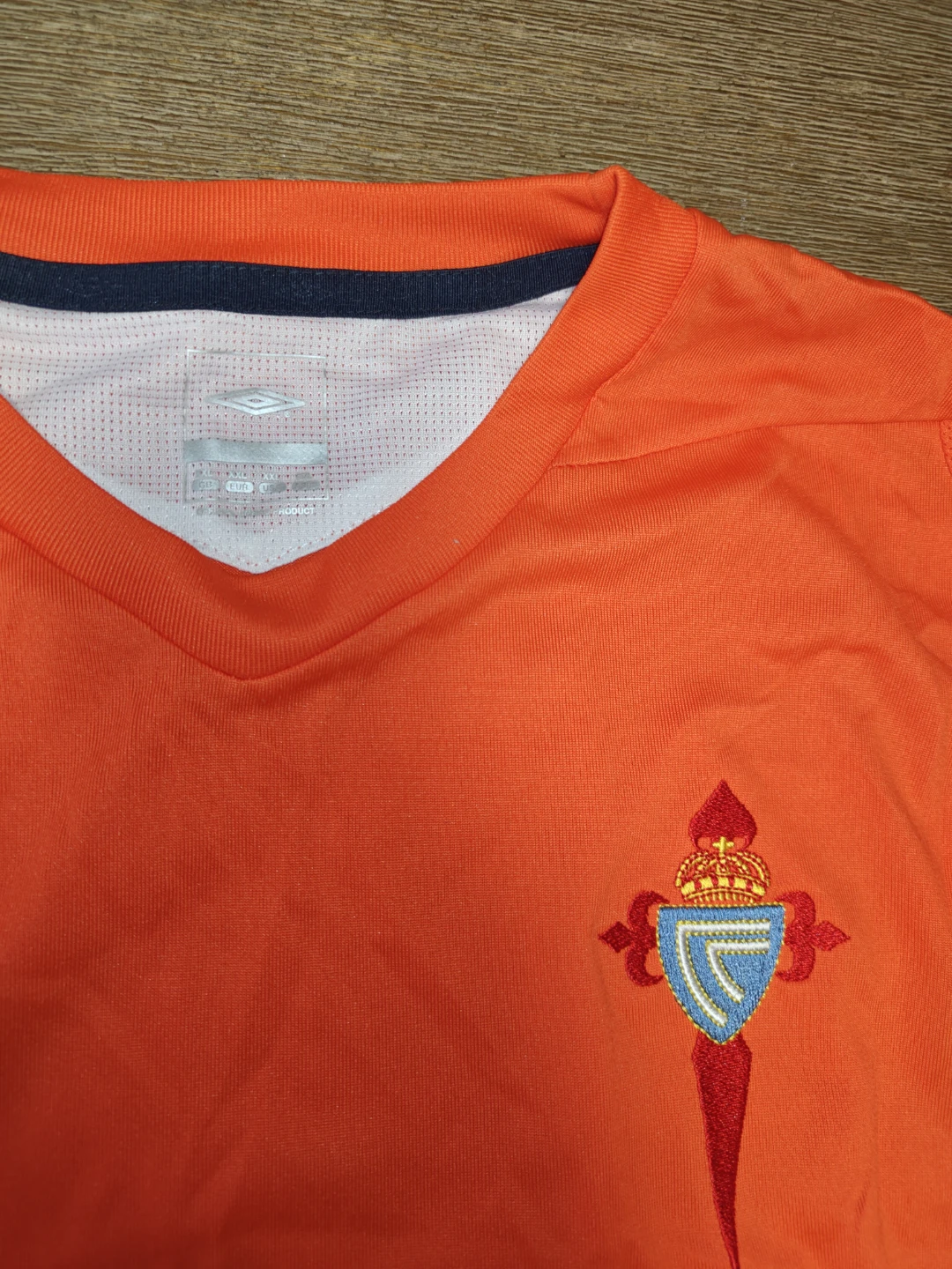Umbro Celta Vigo Citroën Football Jersey Orange LFP Patch - photo 3