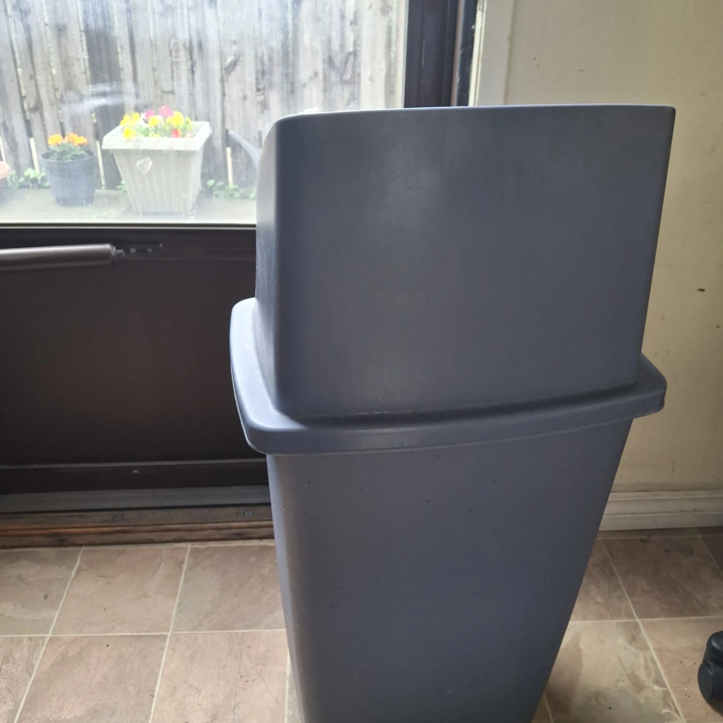 Grey blue  Trash Can - photo 3