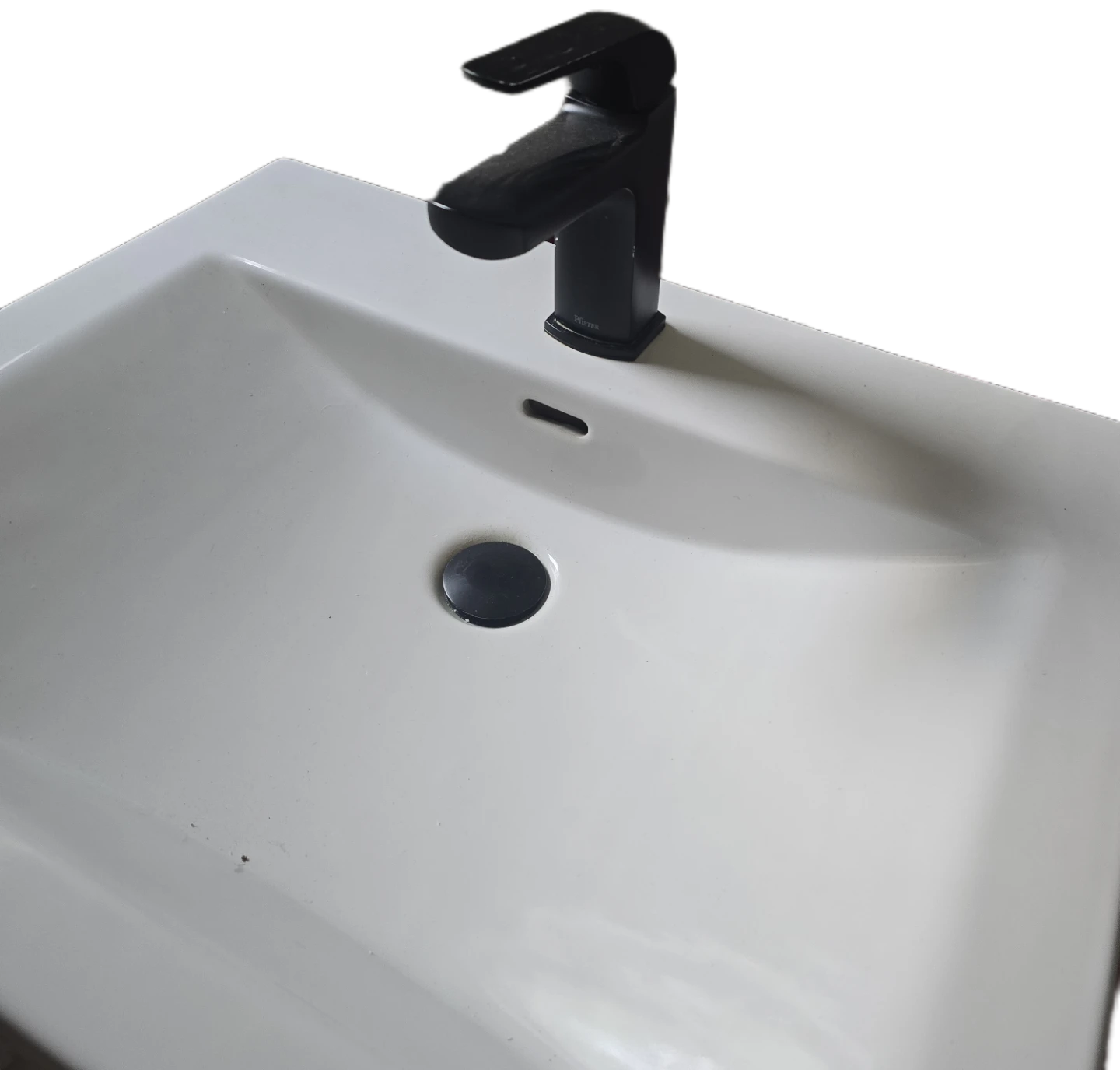 White Bathroom Vanity with Sink