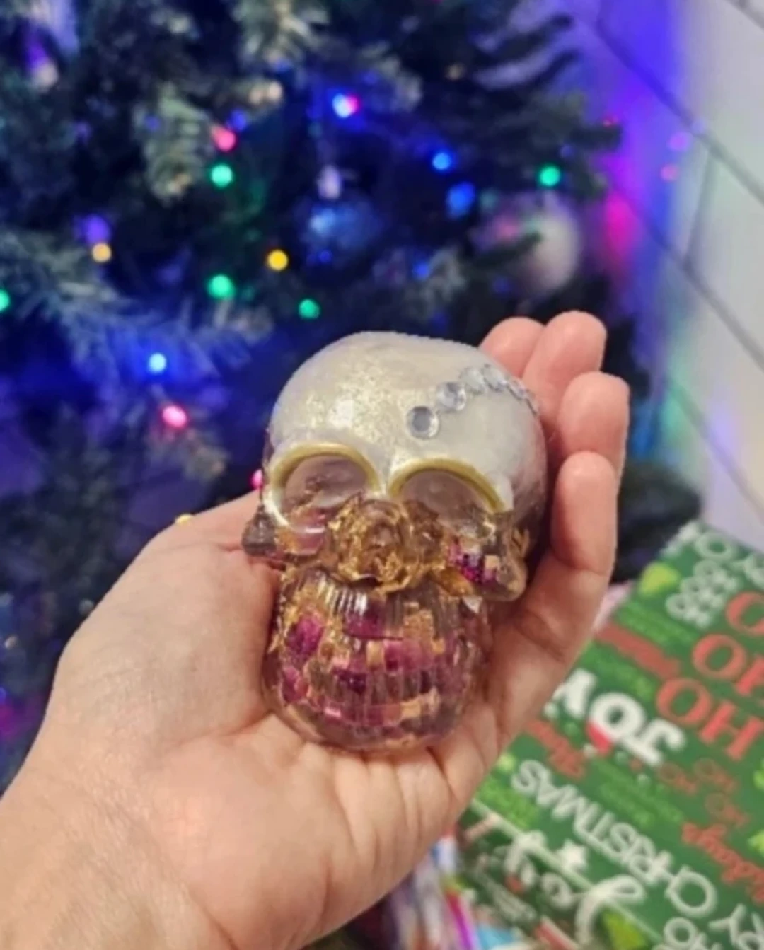 Lindt Chocolate Skull Decoration
