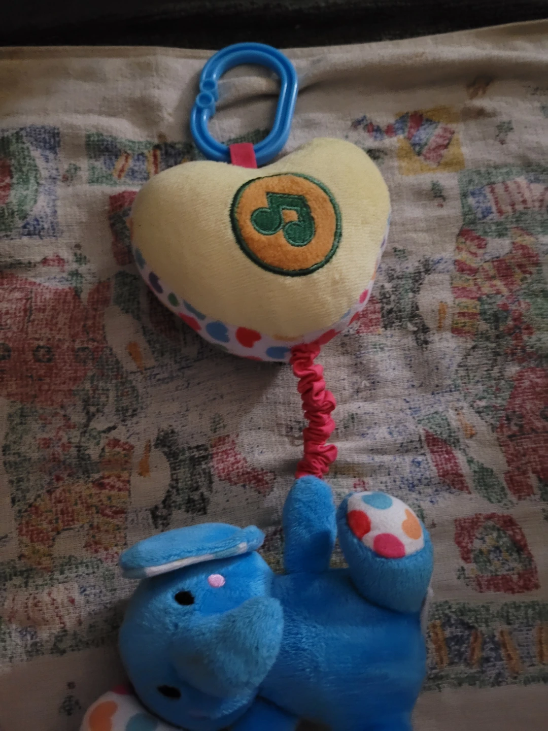 Little Lot Lullaby Baby Elephant Pram Toy