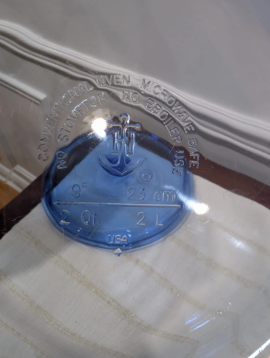 Anchor Hocking Blue Cobalt Glass Casserole Dish with Lid - photo 5