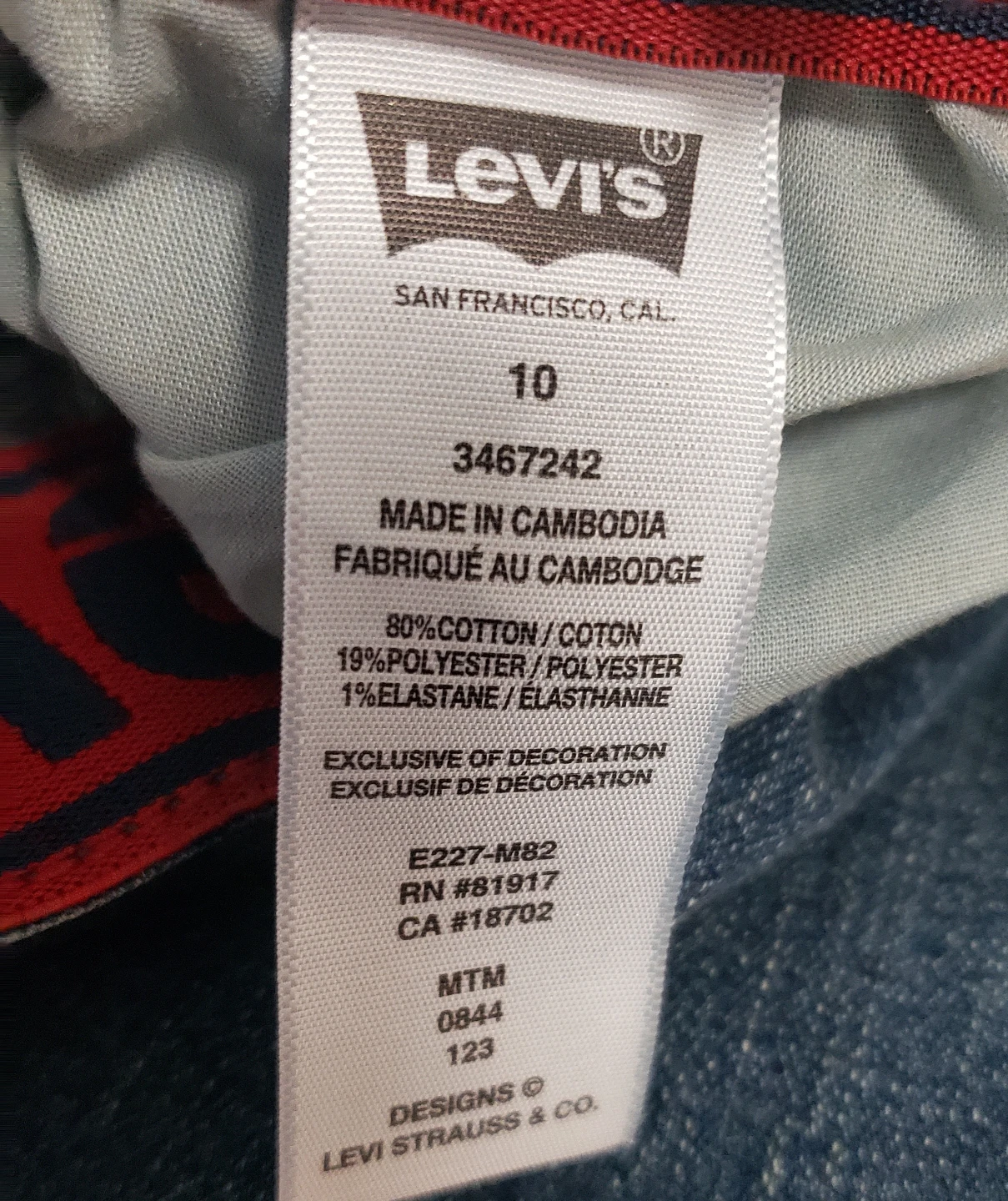 Brand new Levi's 511 Slim Jeans - Size 10 - photo 5