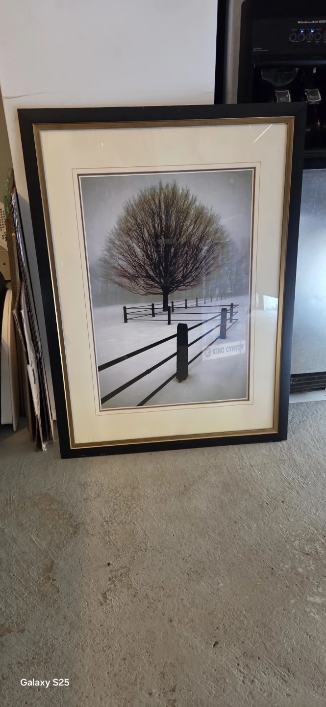 Framed Winter Tree Art Print - photo 2