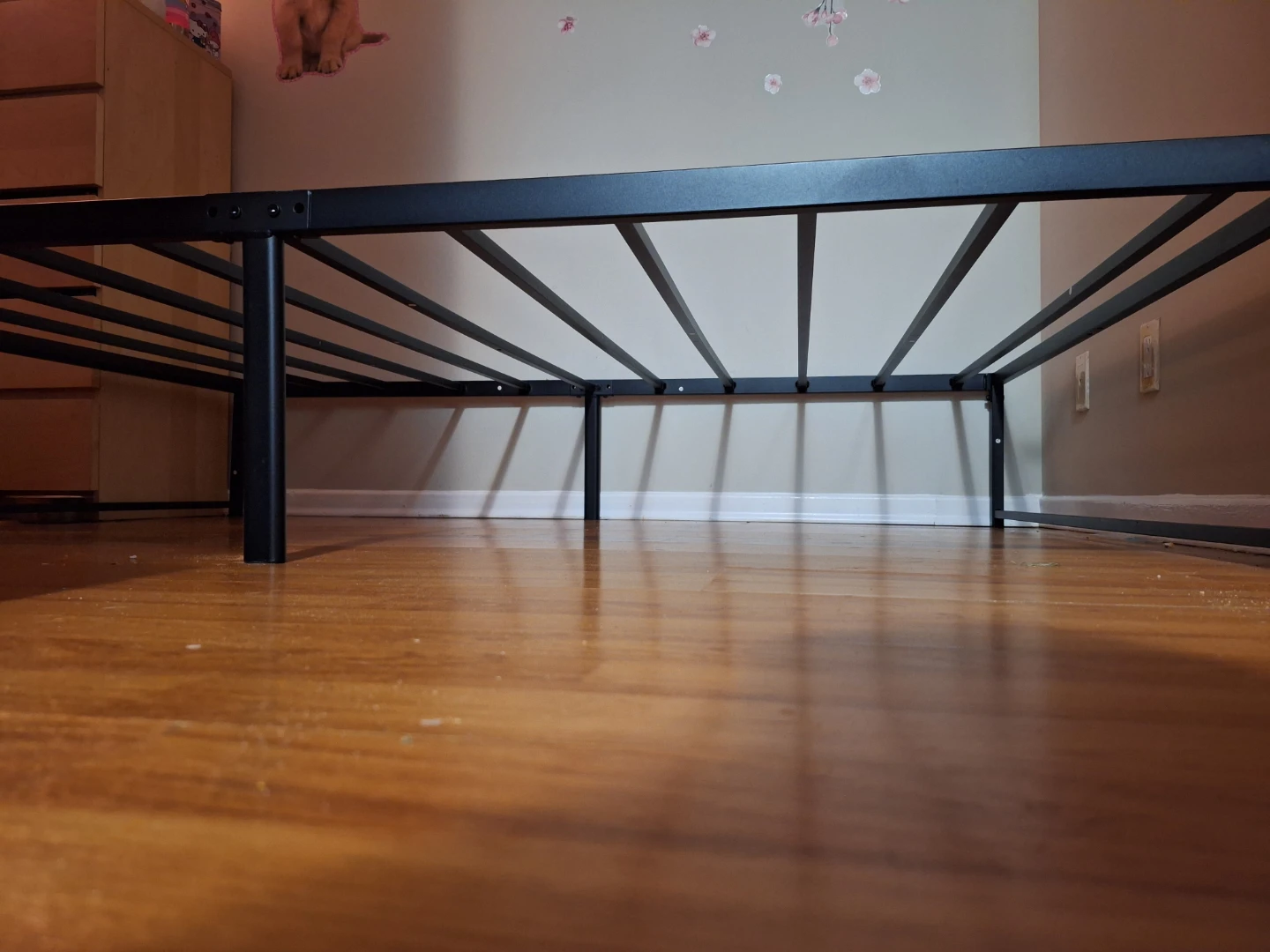 Full Size Metal Bed Frame with Underbed Storage - photo 4