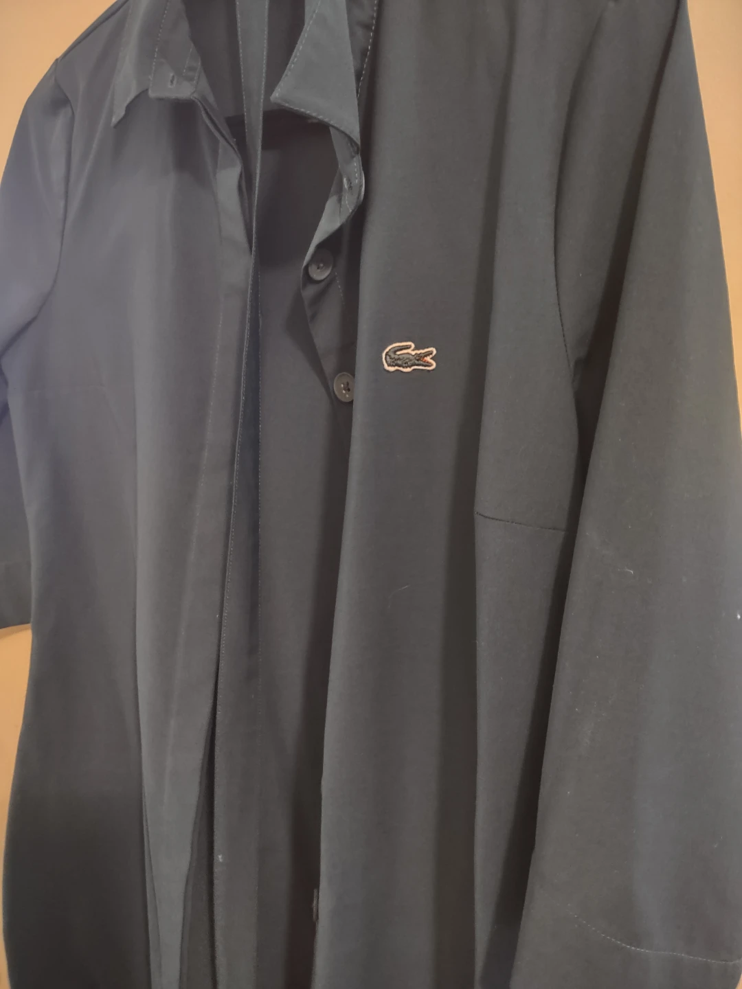 (new)Lacoste Women's Dark Green Button-Up Shirt Dress Size 36 - photo 5