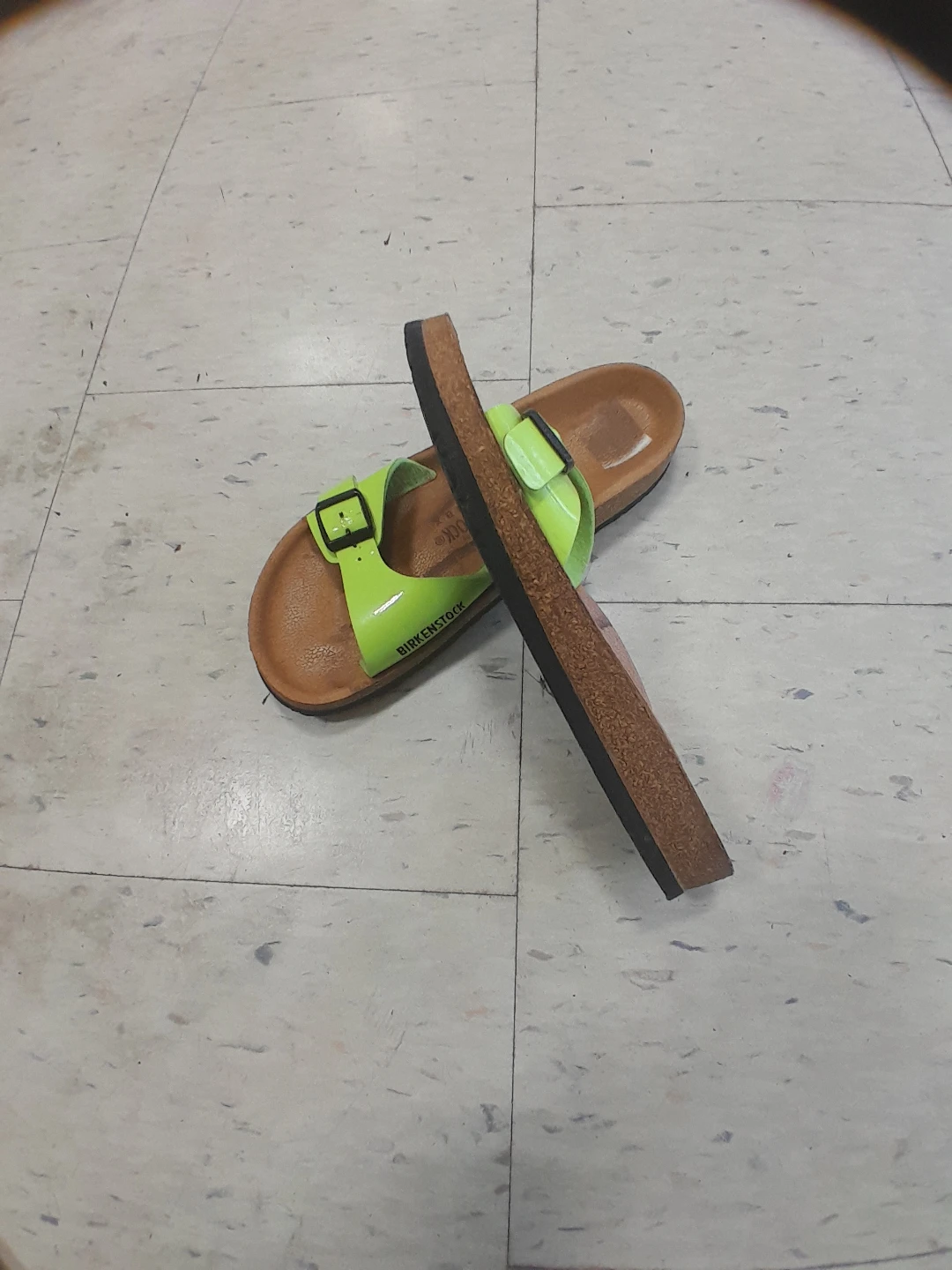 Birkenstock Arizona Sandals - Neon Green EU 41 or US/CA 10 - photo 4