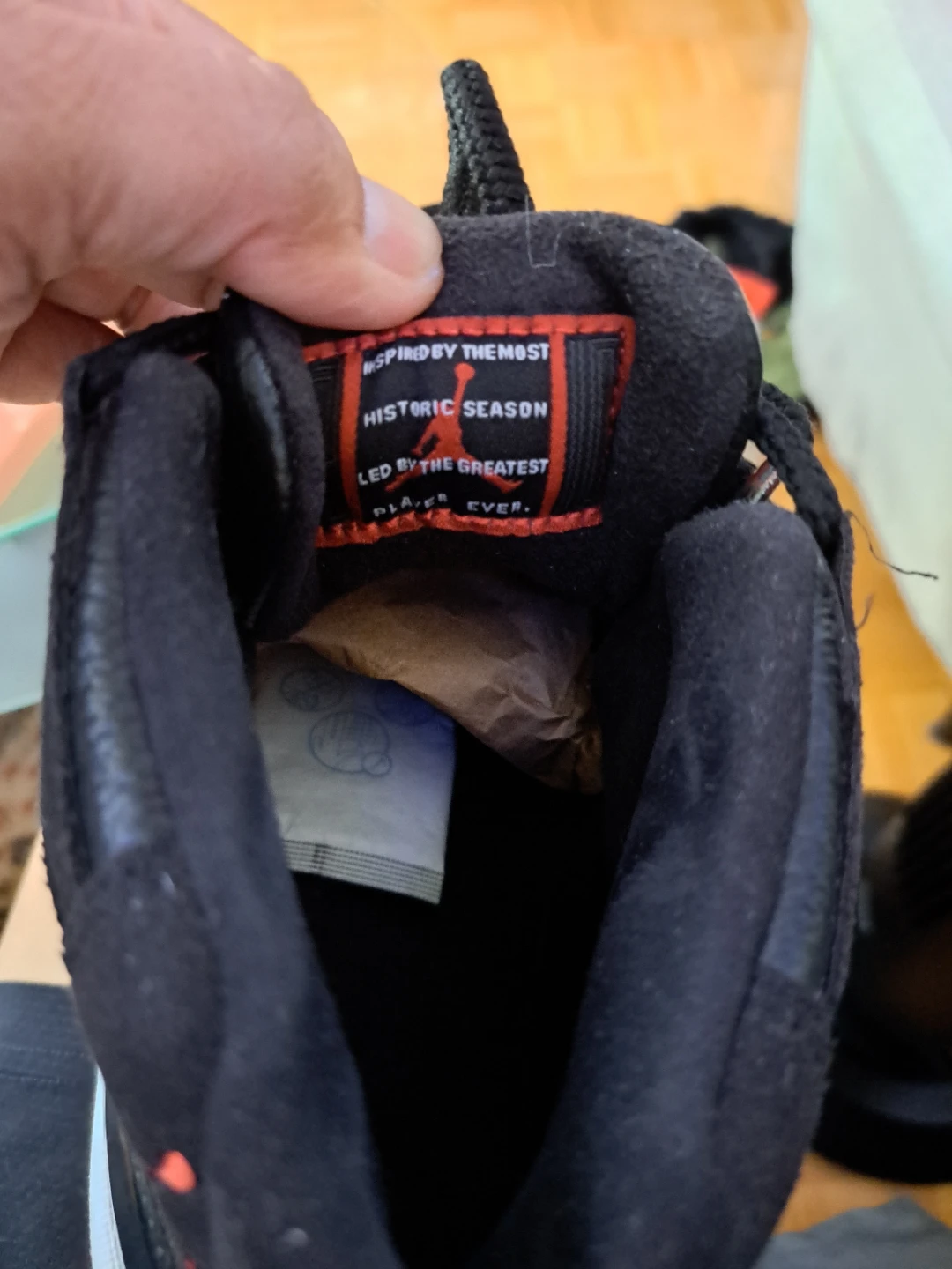 Air Jordan 11 Black Basketball Shoes - photo 3