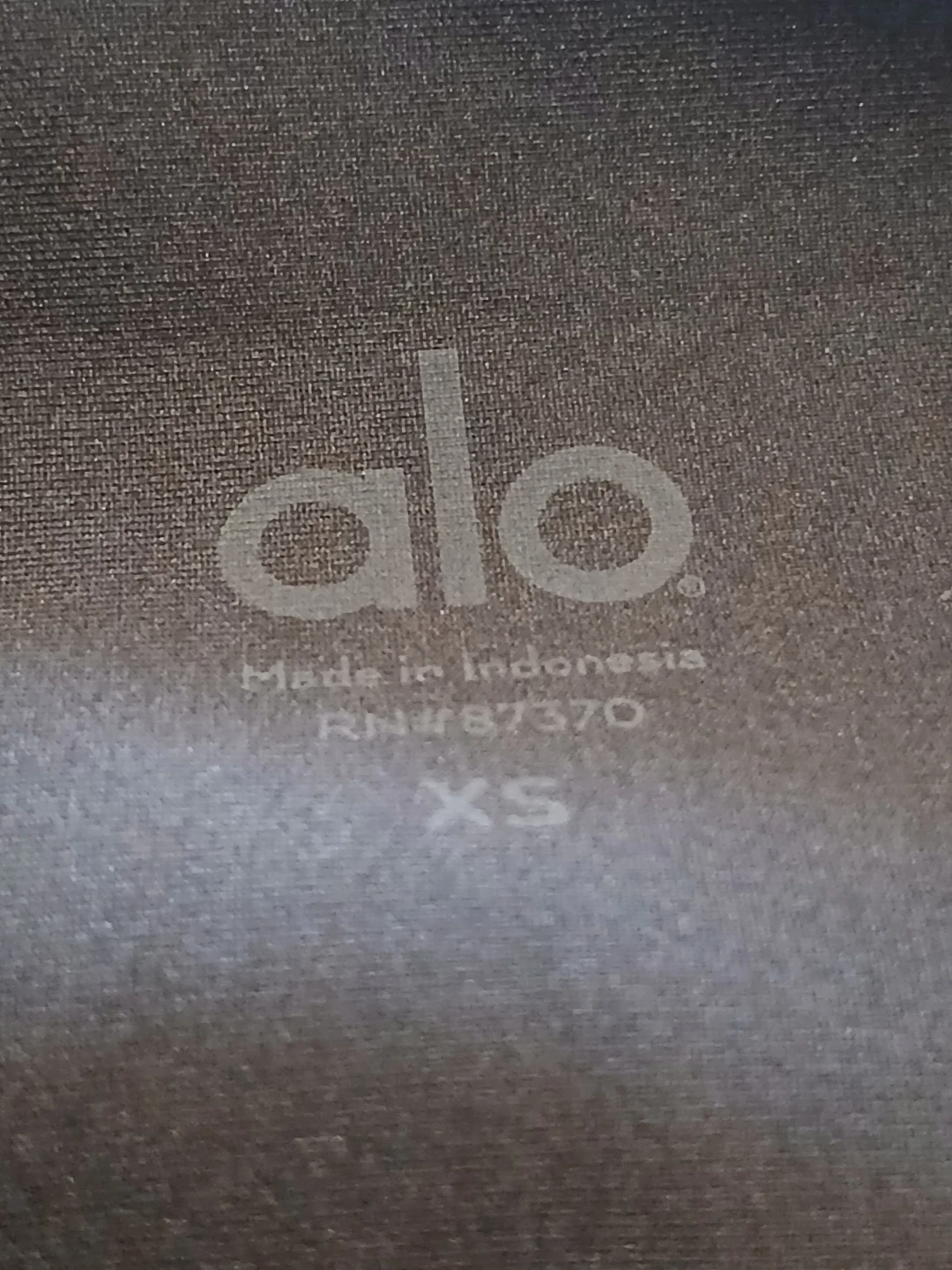 Alo Black Mesh Leggings XS - photo 2