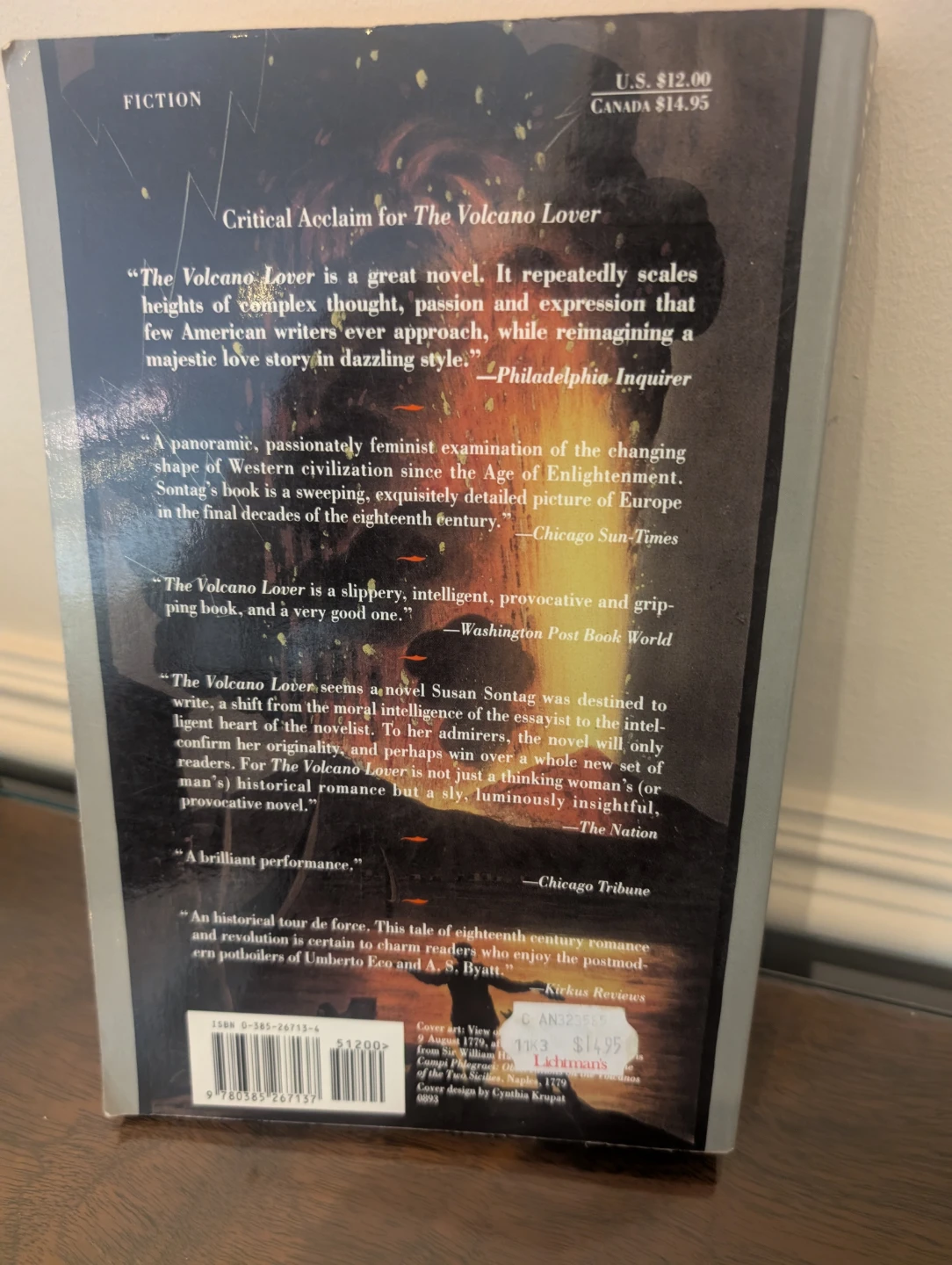 The Volcano Lover: A Romance - Susan Sontag - photo 2