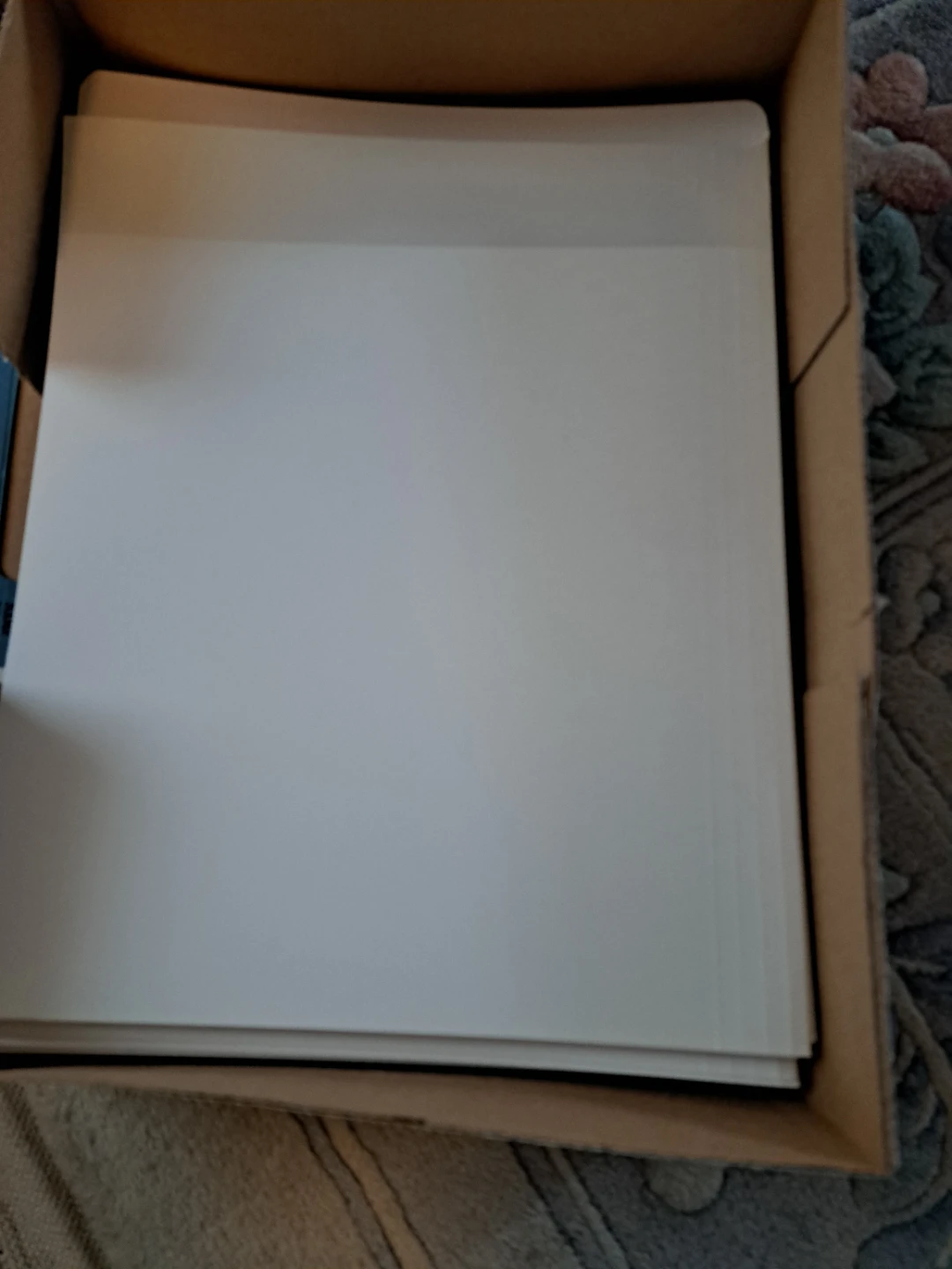 F1219-C 14pt Letter Folders Pearl White
