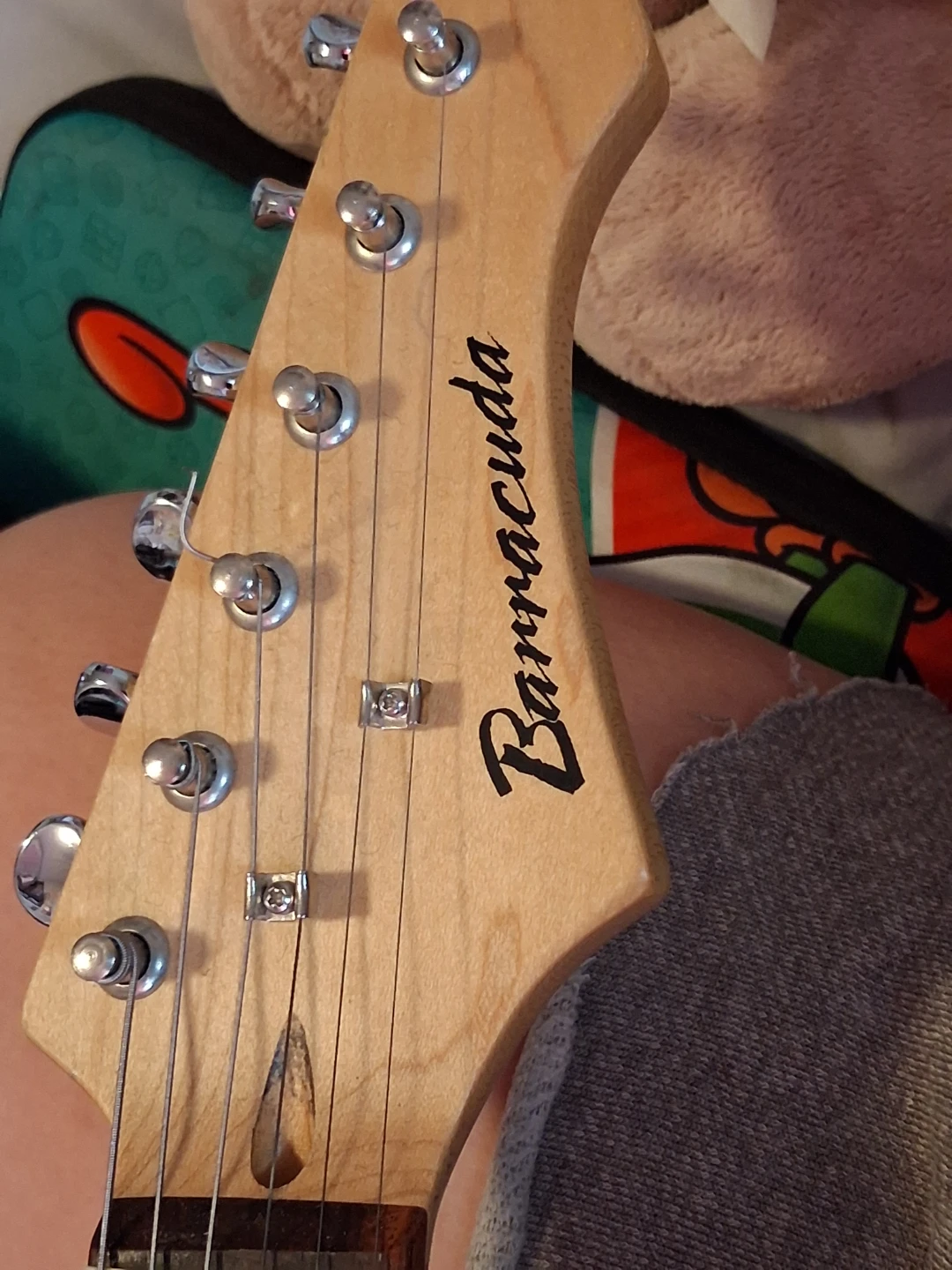 Electric Guitar with Assorted Stickers - photo 2