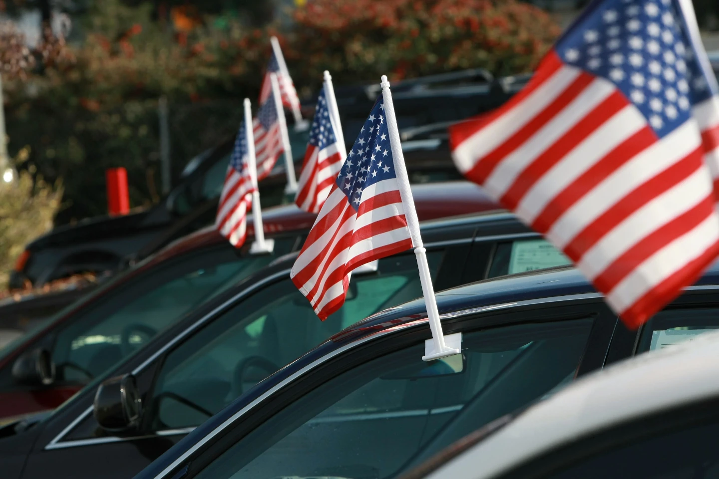 American Flag Car window Mount 22.5 x 14.5 - photo 2