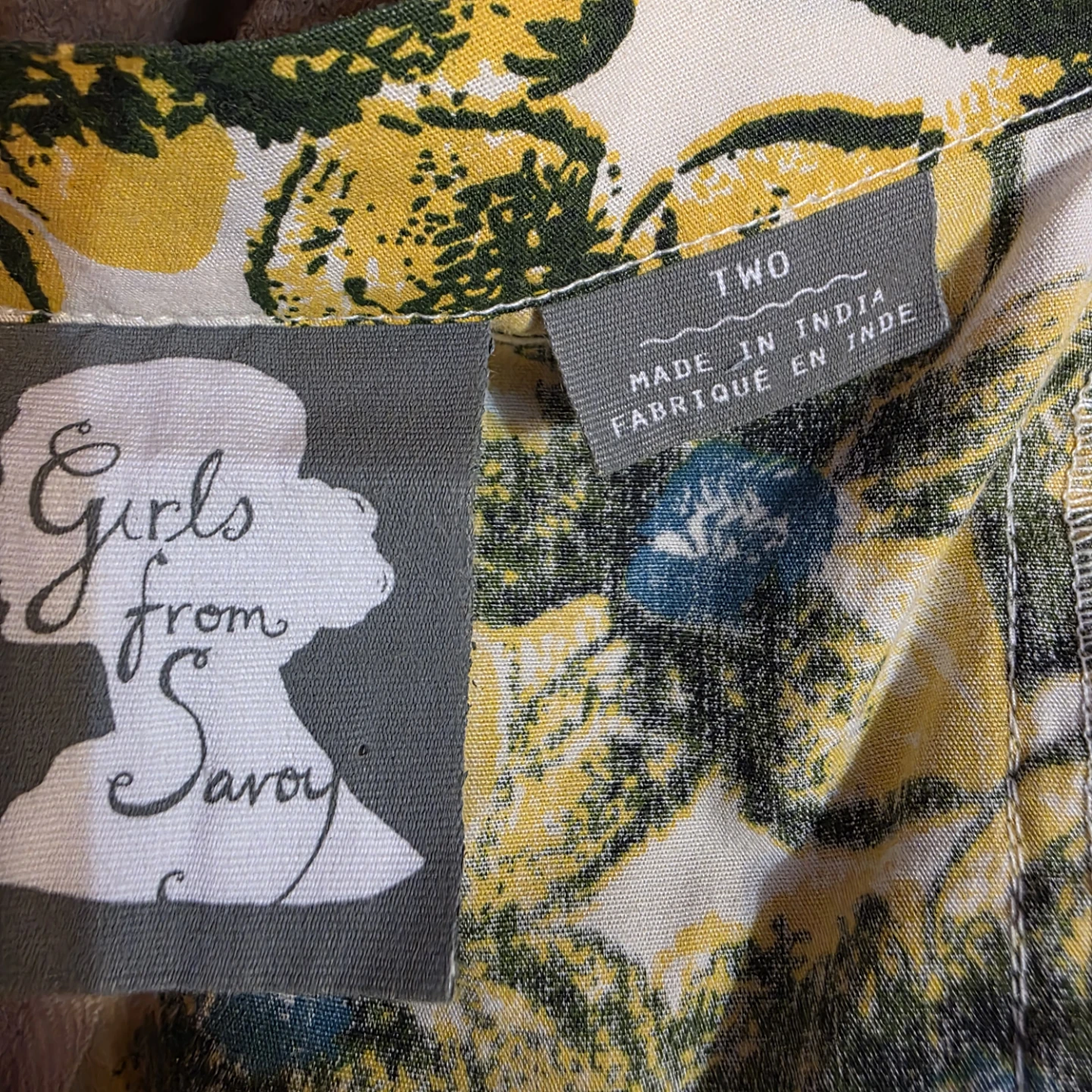 Anthropology Girls from Savoy Floral Halter Dress Size 2 - photo 4