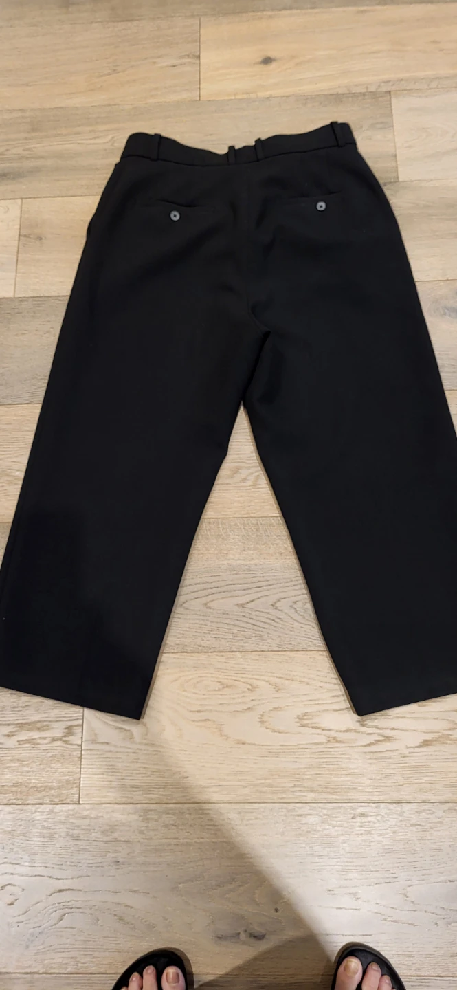 Aritzia Babaton Black Wide-Leg Cropped Pants - photo 4