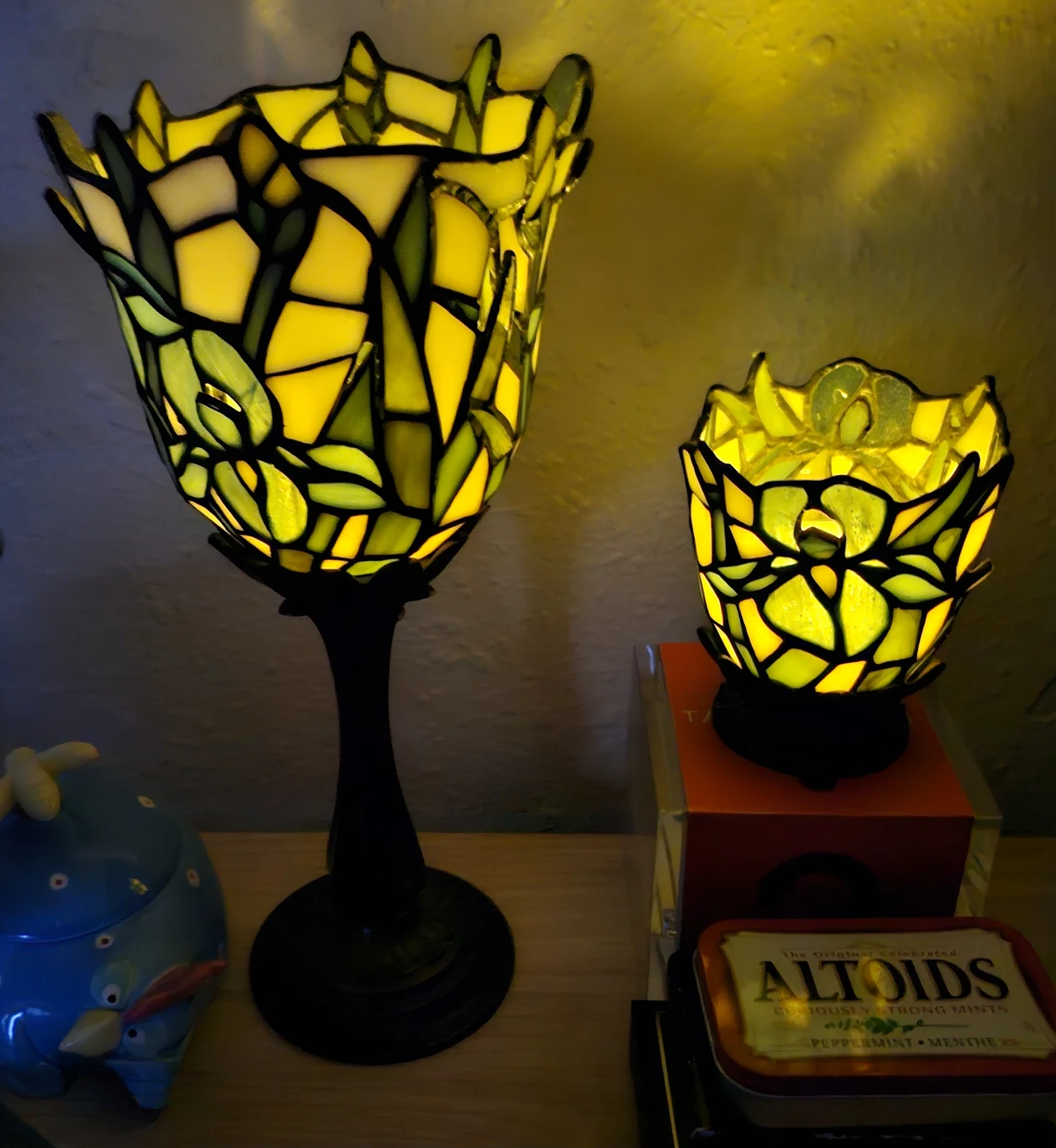 Tiffany Style Stained Glass PartyLite Set - photo 4