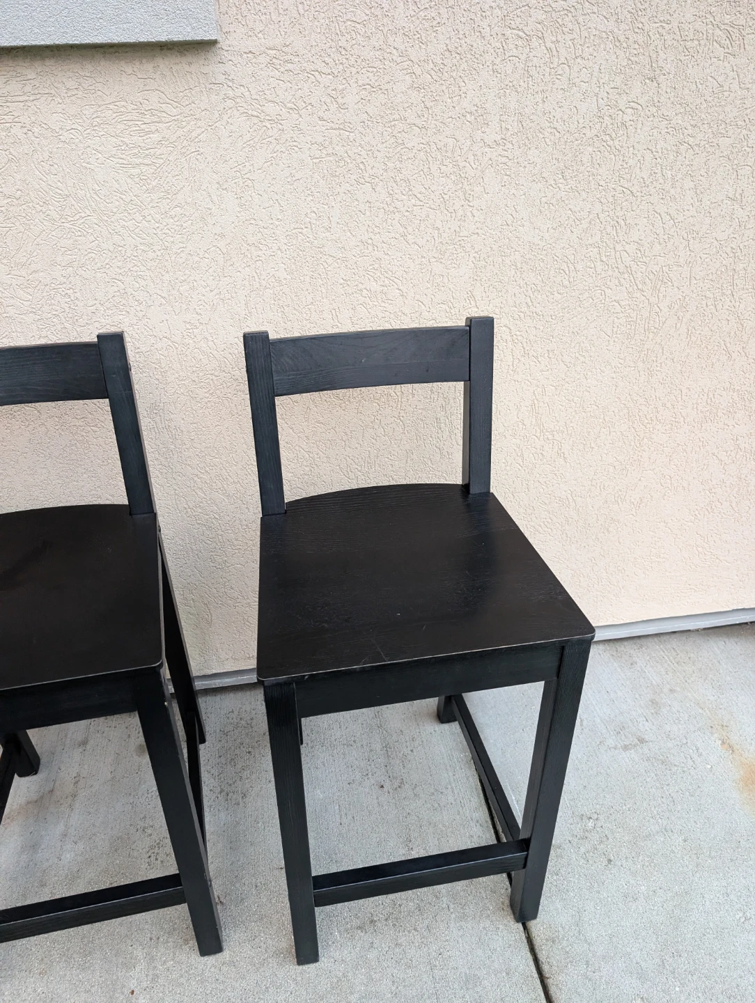 IKEA NORDVIKEN Bar Stools - Black (Set of 2) - photo 3
