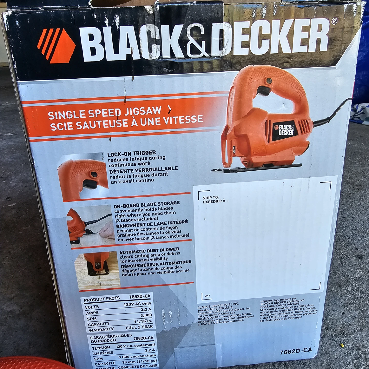 Black & Decker Single Speed Jigsaw - photo 4