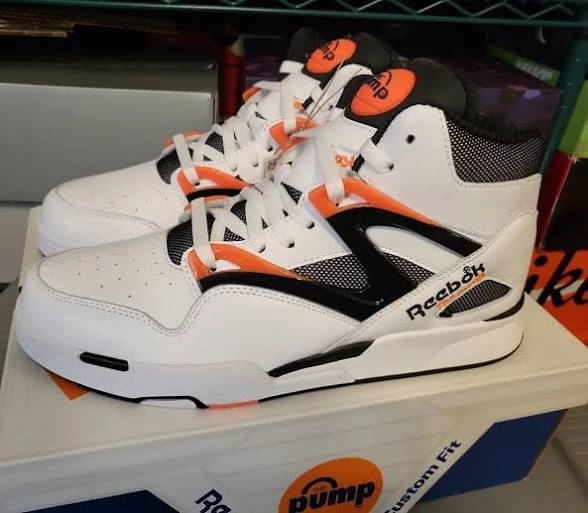 Reebok The Pump Omni Zone II White Orange Black - photo 2