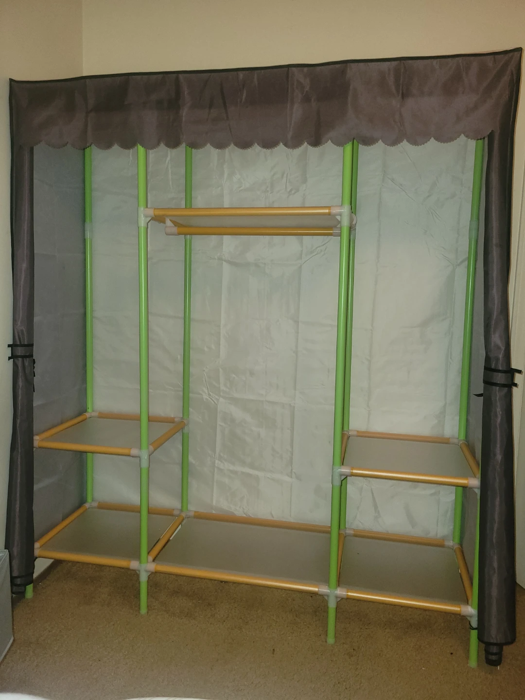 Portable Wardrobe Clothes Storage Organizer - photo 2