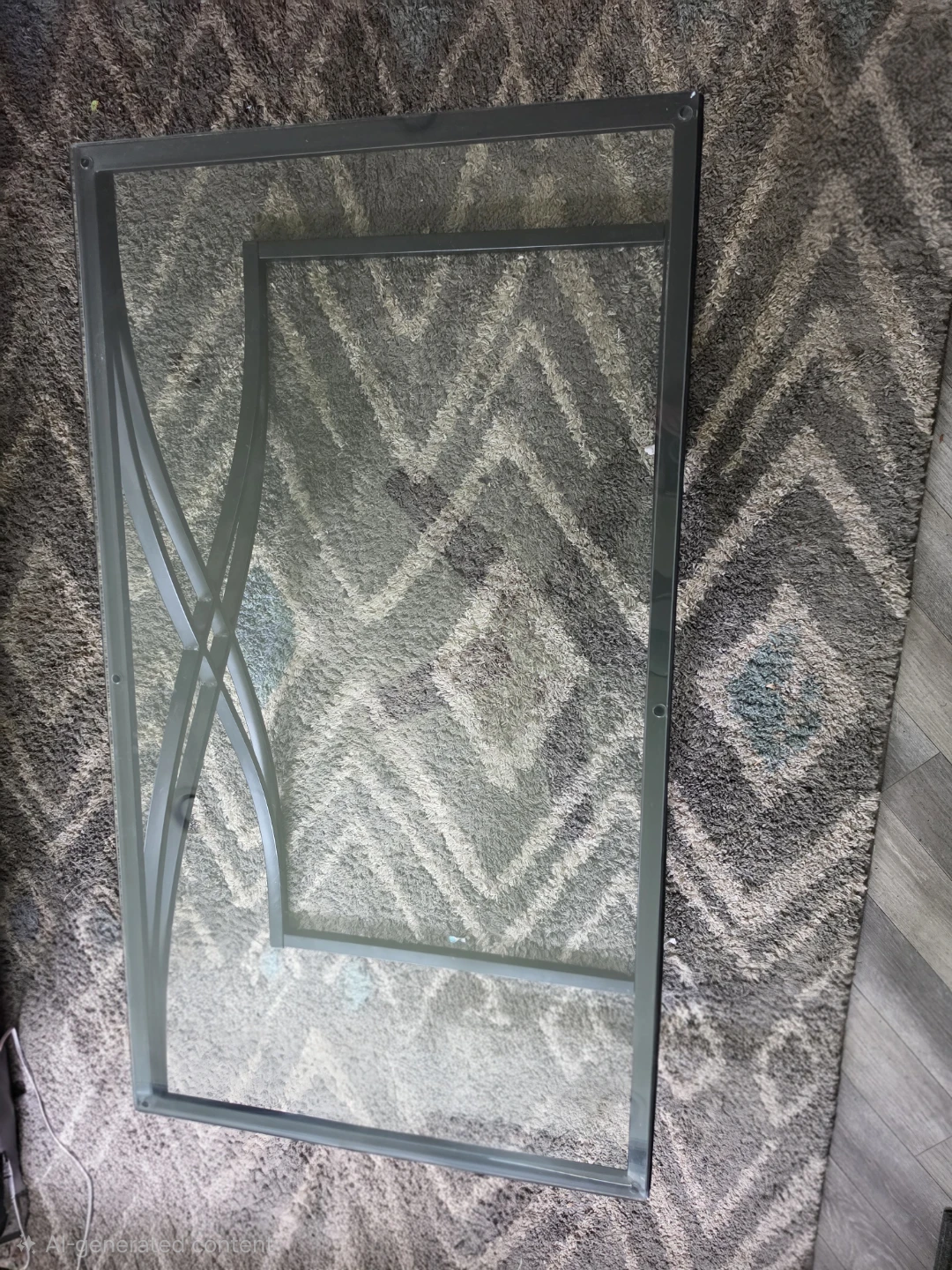 Set of 3 Glass Top Coffee and End Tables - photo 2