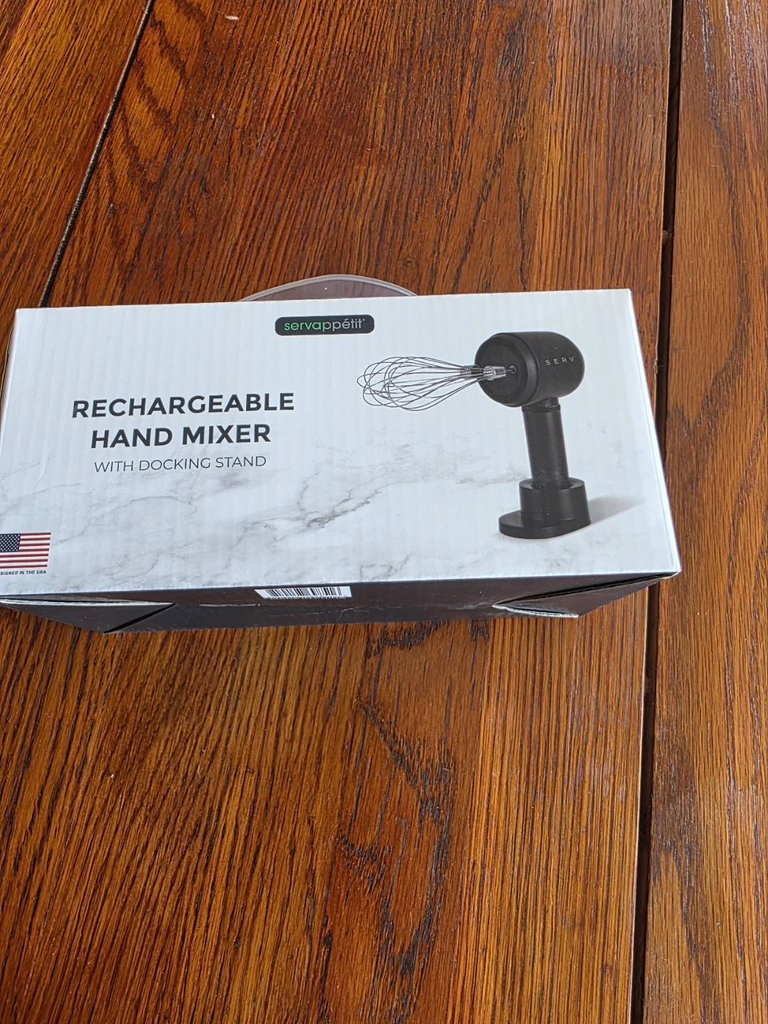 Servappetit Rechargeable Hand Mixer with Docking Stand