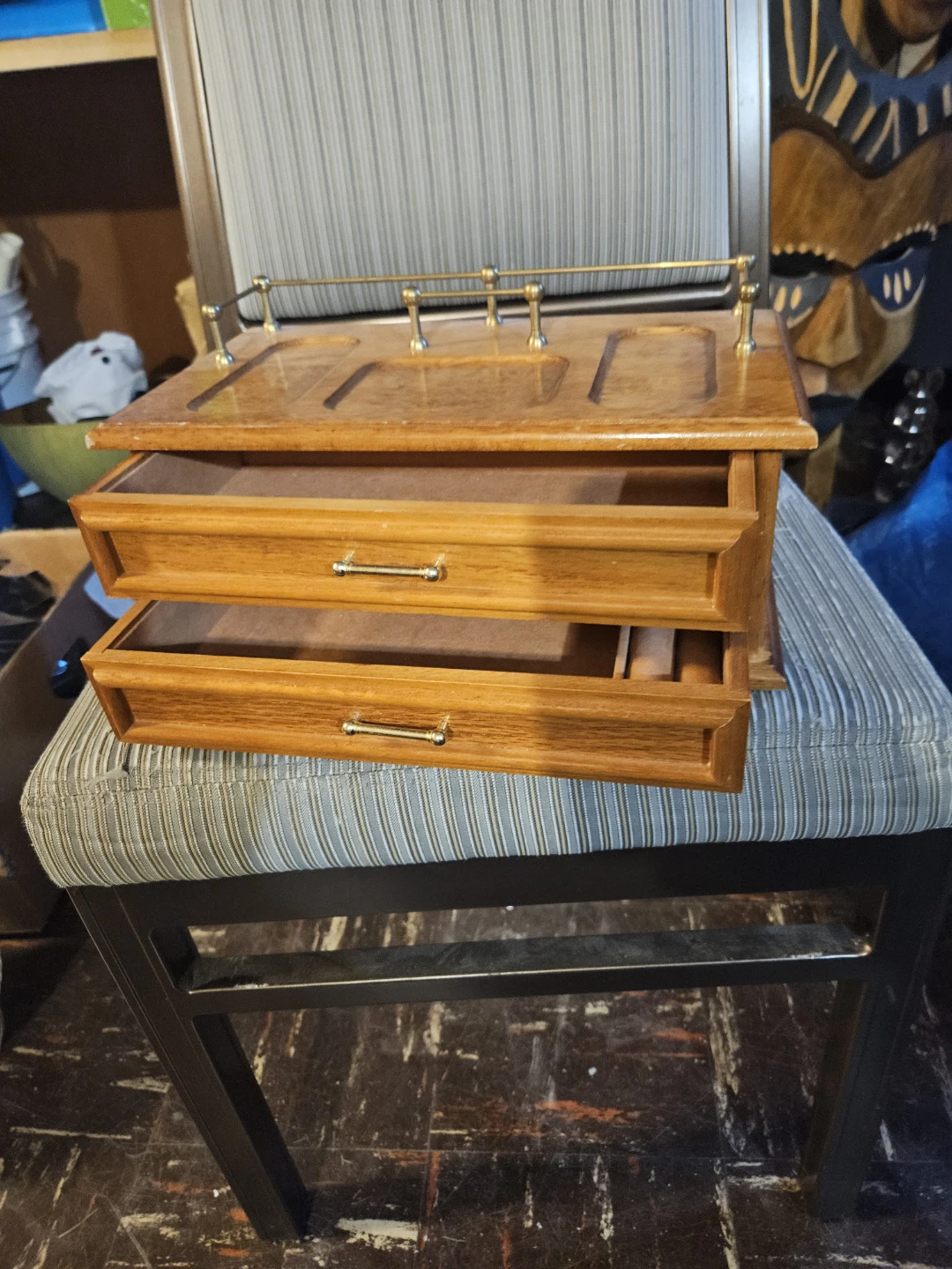 Wooden Jewellery Box with Drawers - photo 5