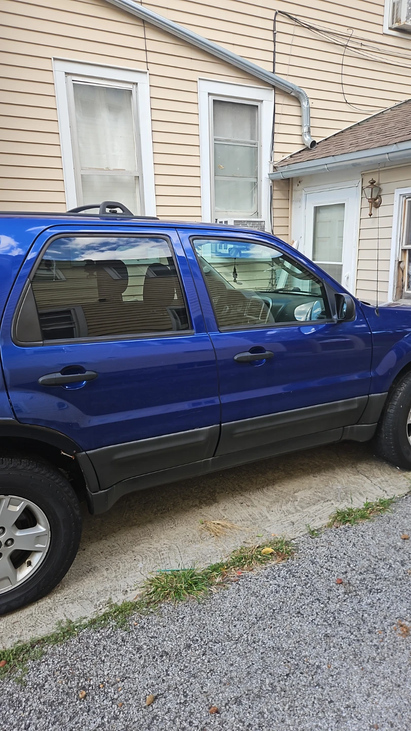 Blue Ford Escape SUV