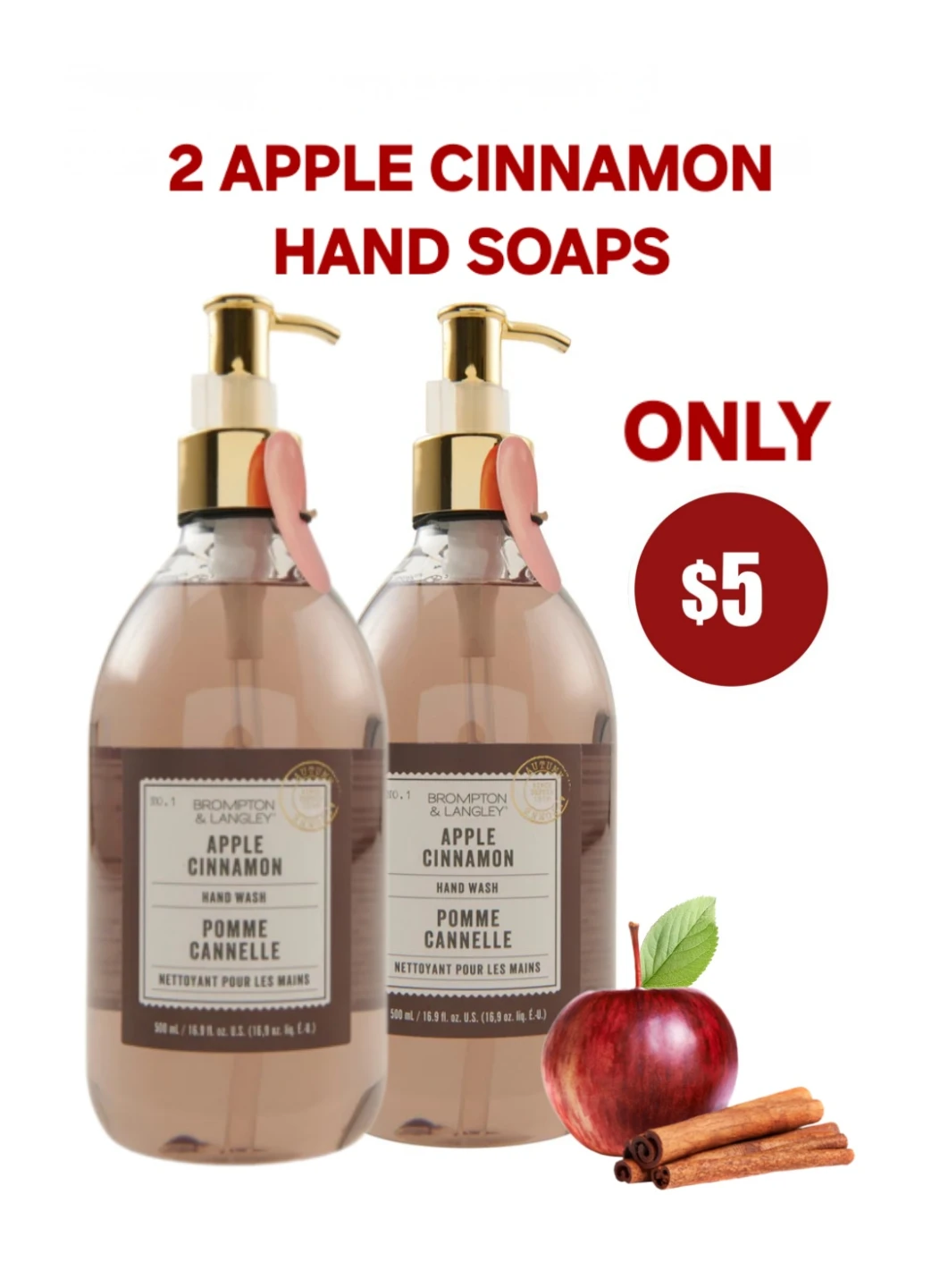 2 HAND SOAPS