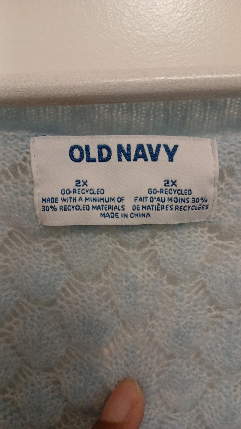 Old Navy Light Blue Knit Sweater - photo 2