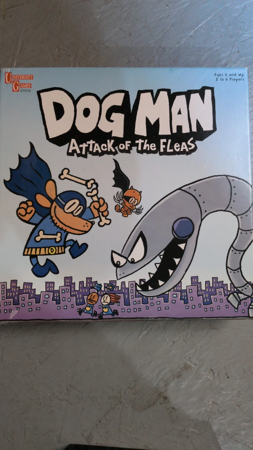 Dog Man Attack of the Fleas Board Game