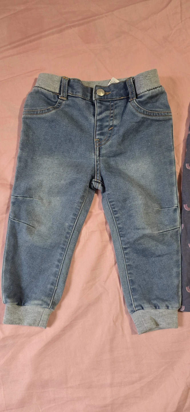 Baby Clothes Bundle - Swimsuit, Jeans, Leggings, Overalls - photo 4