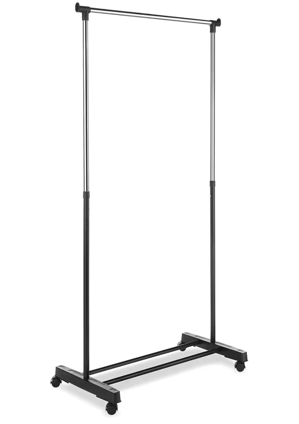 Rolling Garment Rack with Adjustable Height