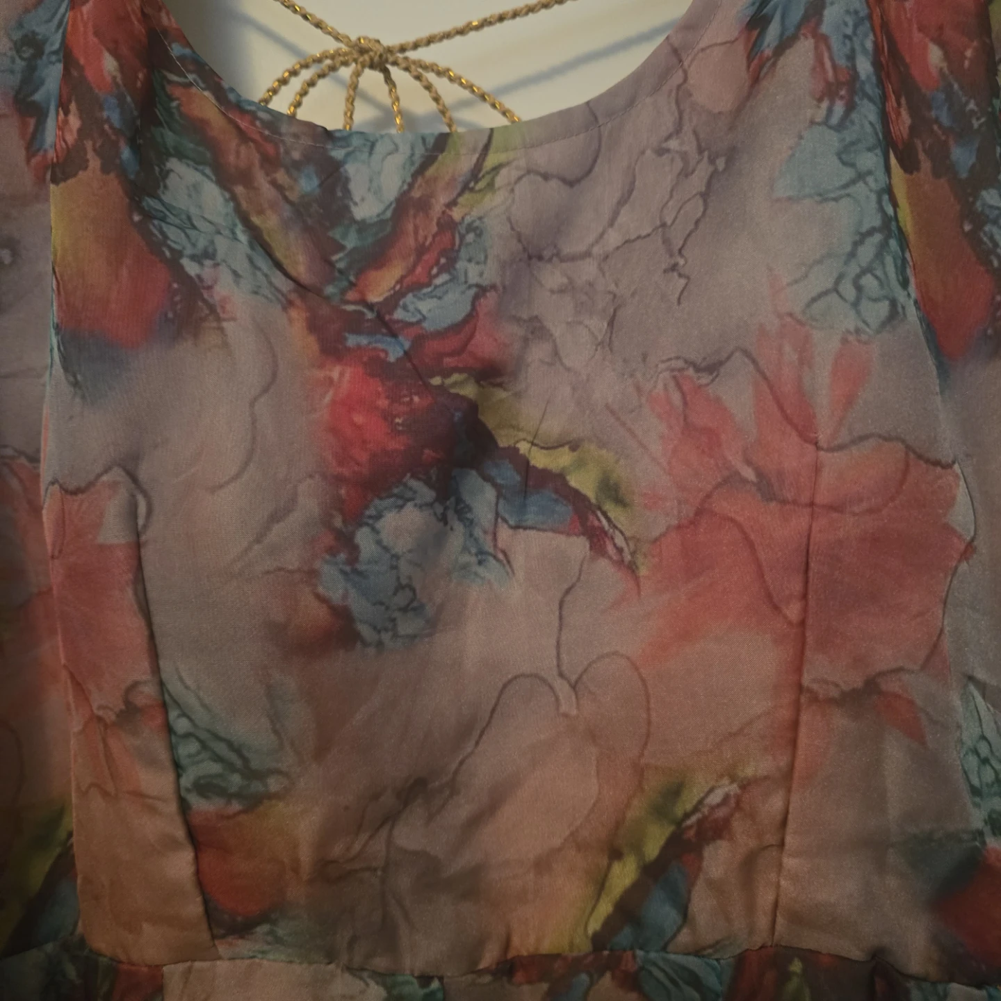 Floral Print Long Sleeve (Anarkali) Dress - photo 2
