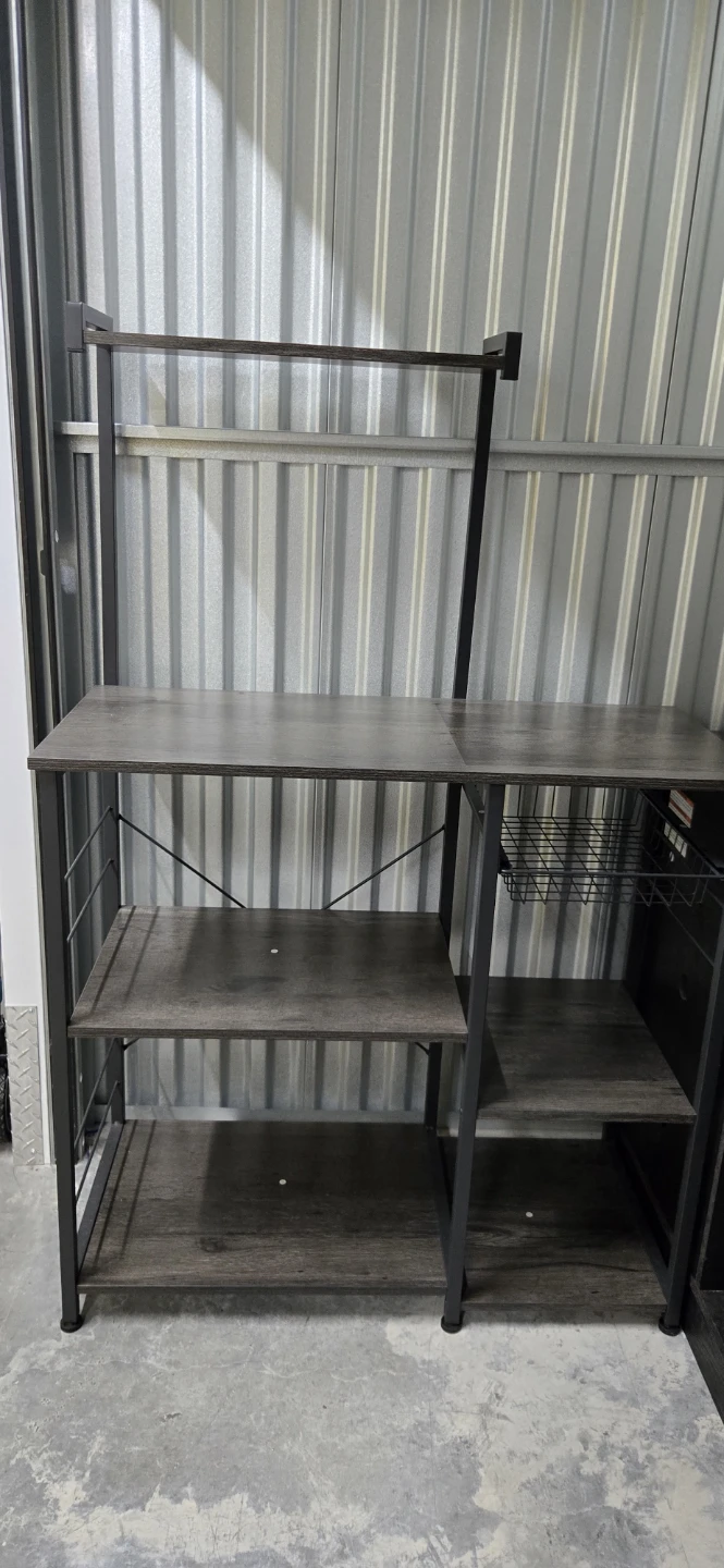Kitchen Baker's Rack with Storage Shelves