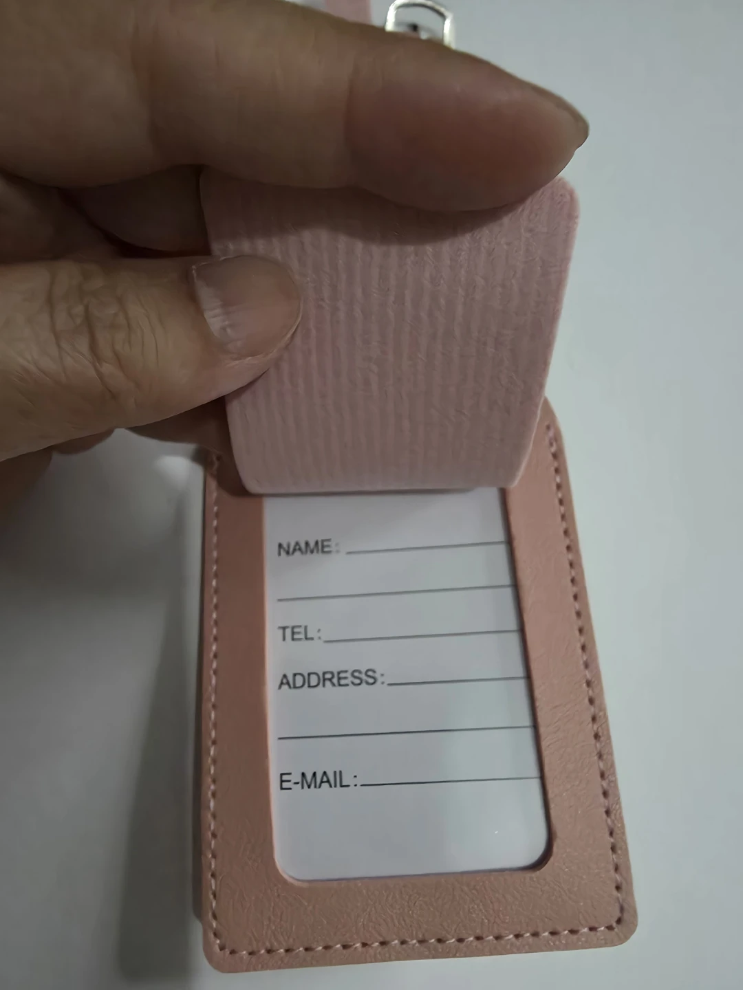 Saltair Pink Luggage Tag ⚽️ - photo 3