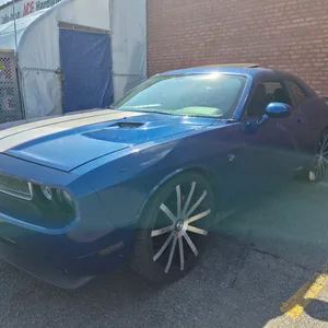 Blue Dodge Challenger
