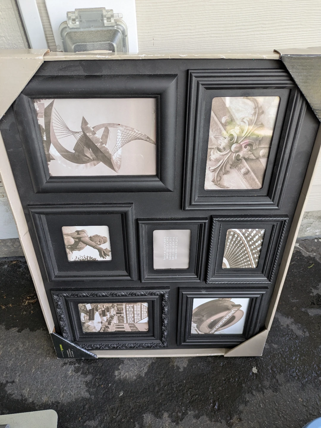 Black Multi-Photo Frame Collage