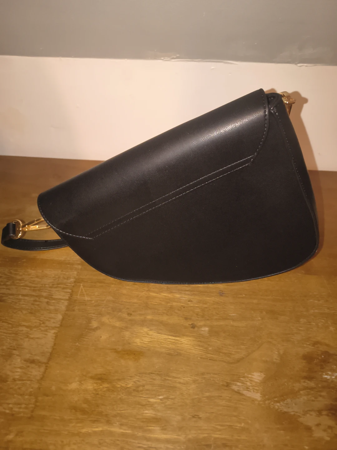 Joe Fresh Black Saddle Purse - photo 2
