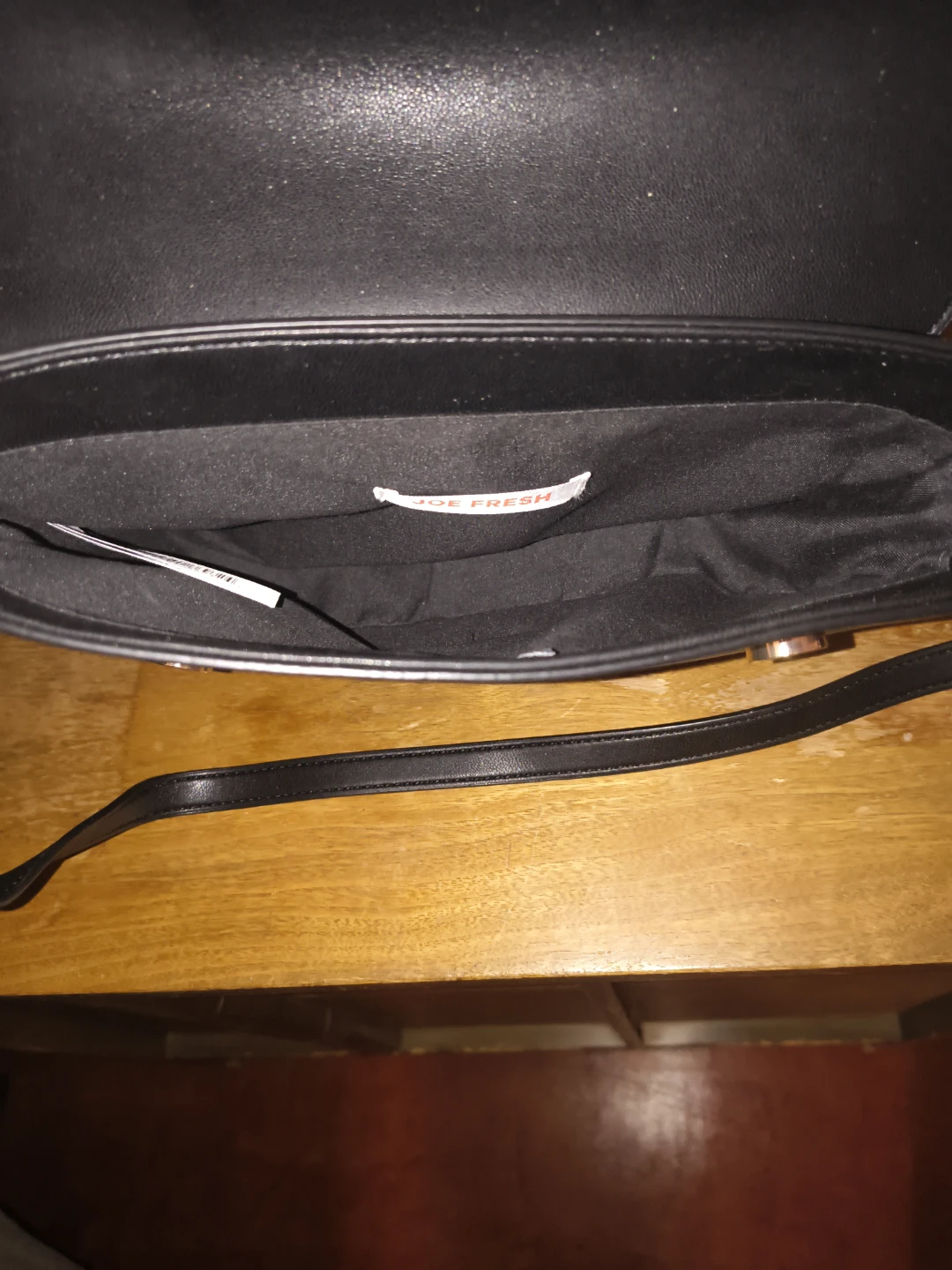 Joe Fresh Black Saddle Purse - photo 3