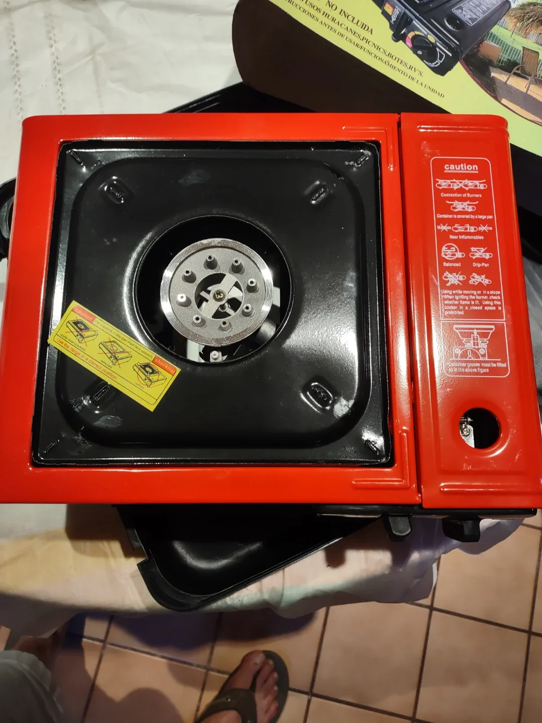 Portable gas stove- new - photo 2