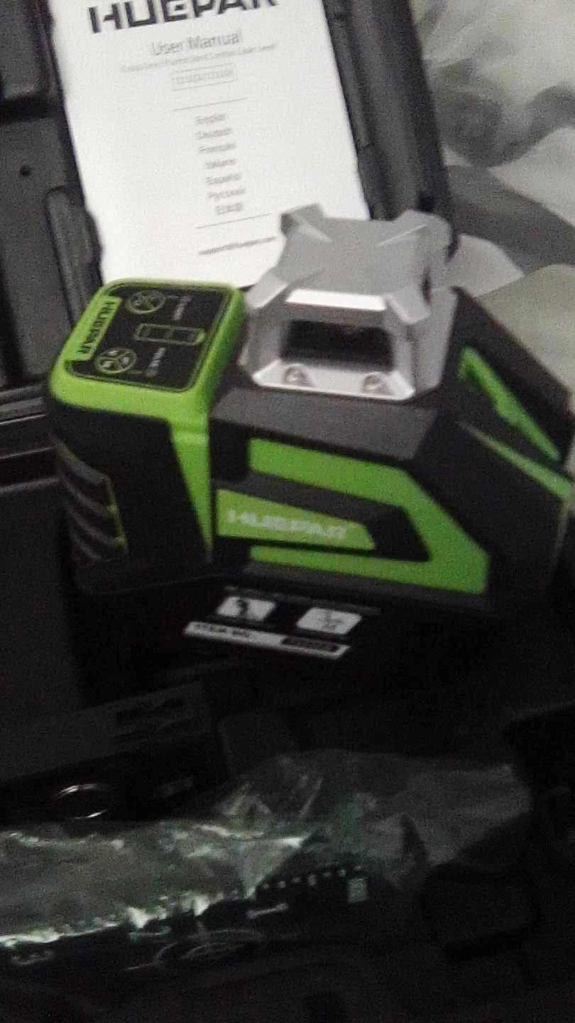 HUEPAR 7211CG Green Cross Line Laser Level