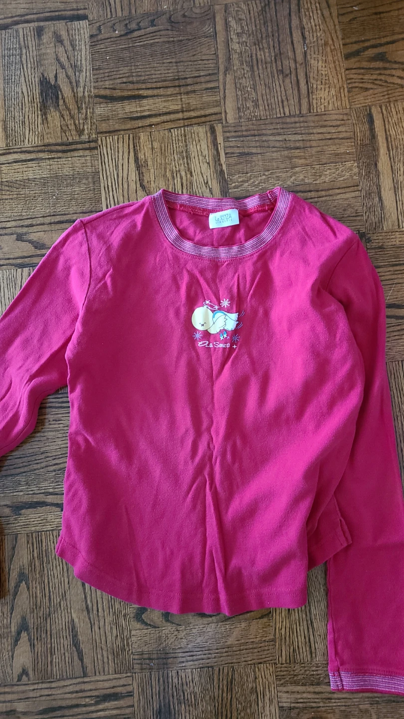 La Senza Lingerie Pink Long Sleeve Top with Graphic