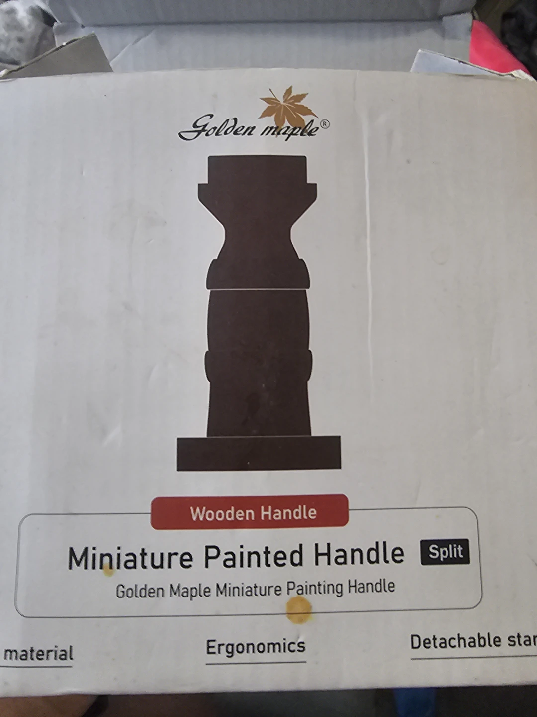Golden Maple Miniature Painted Handle
