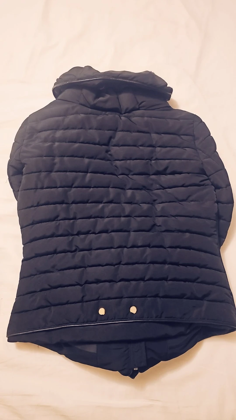 Zara Basic Puffer Jacket with Fur Trim - photo 2