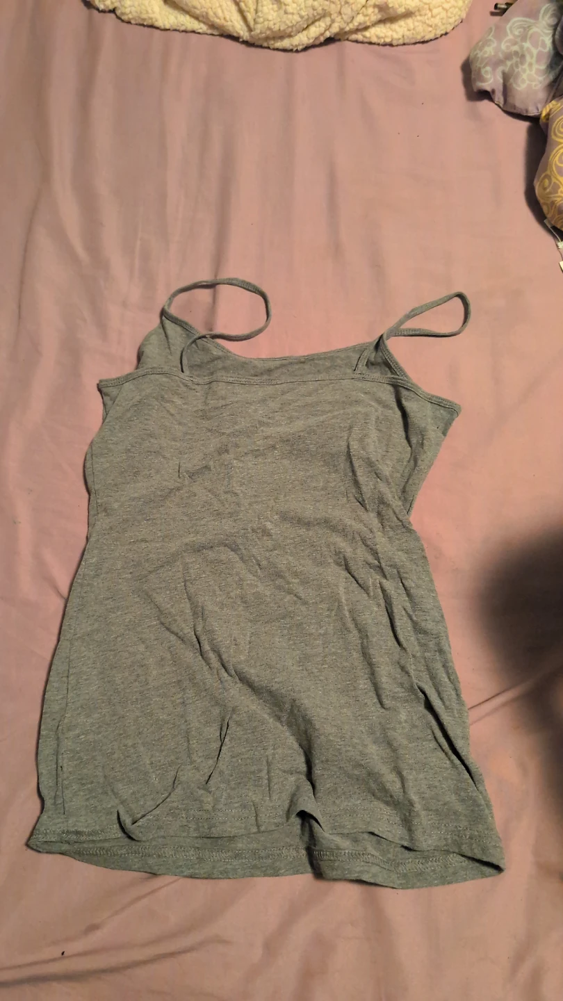 Four Camisole Tops - Grey, 2 Pink, & a Striped - photo 5