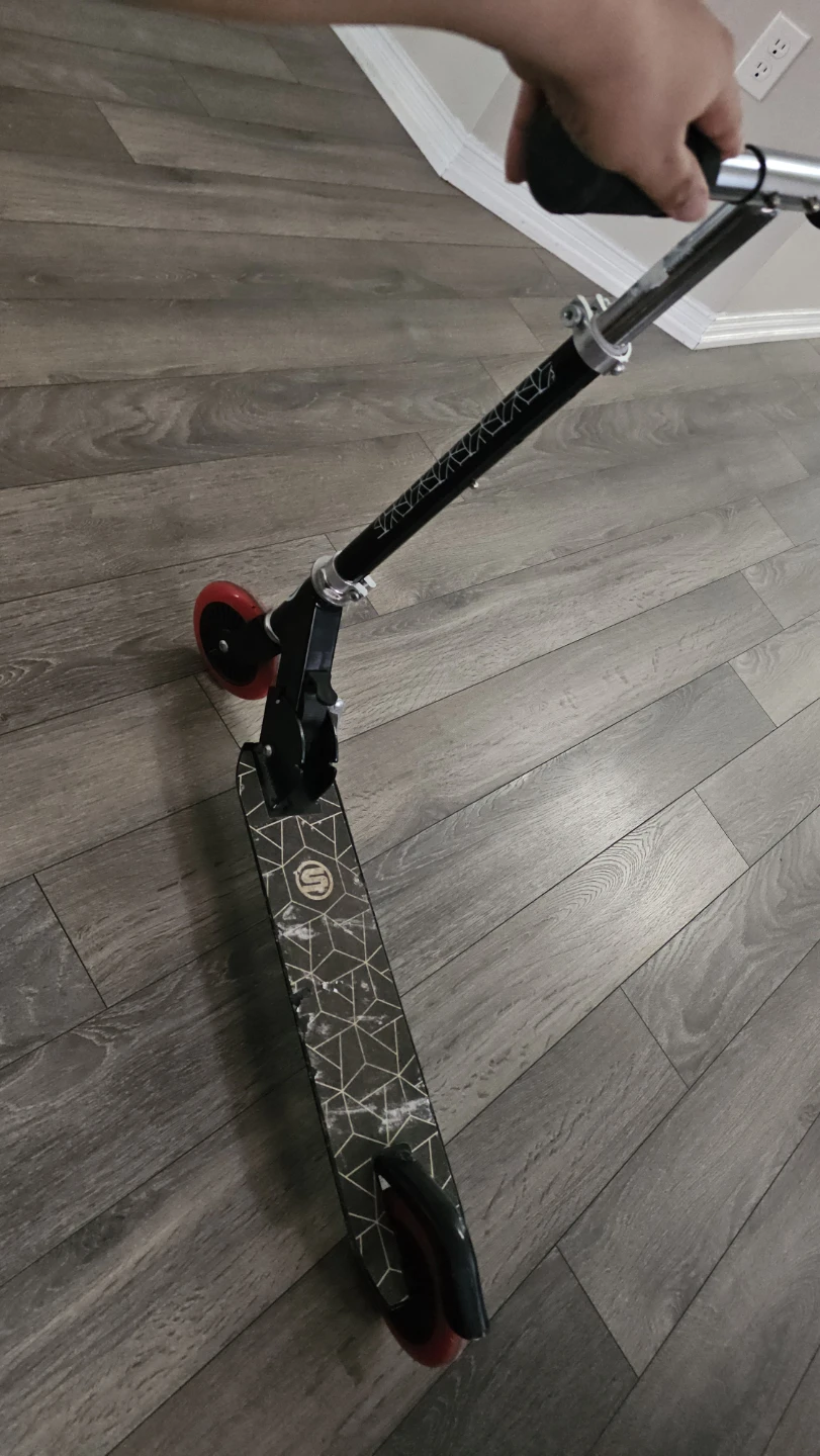 Black Scooter with Red Wheels(for kids) - photo 3