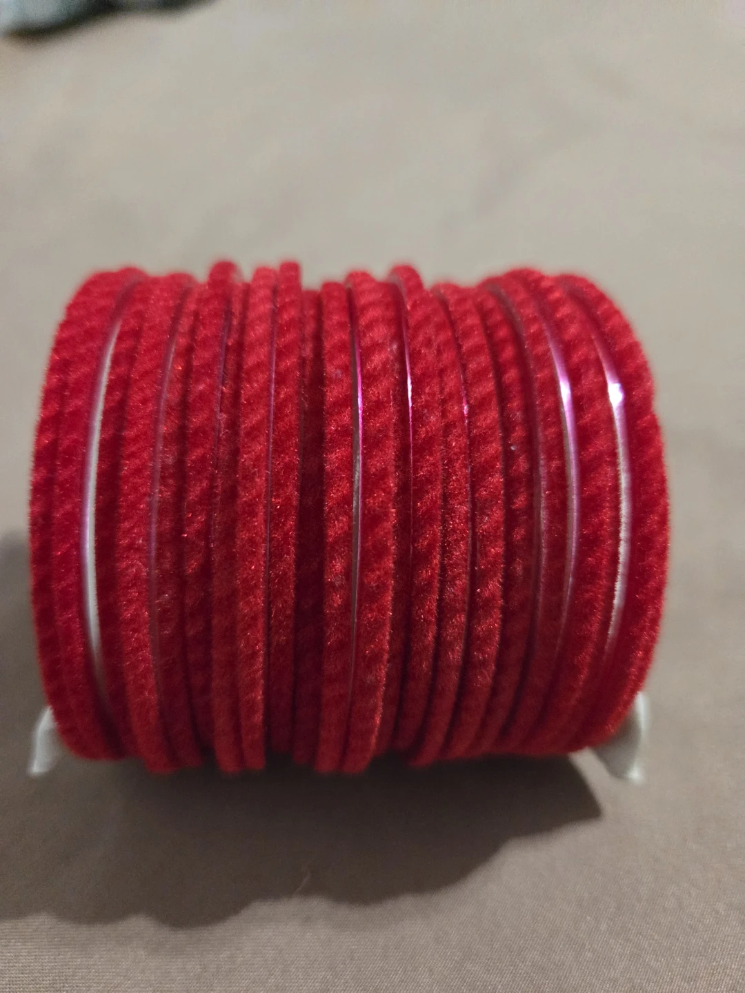 Red Velvet Bangles